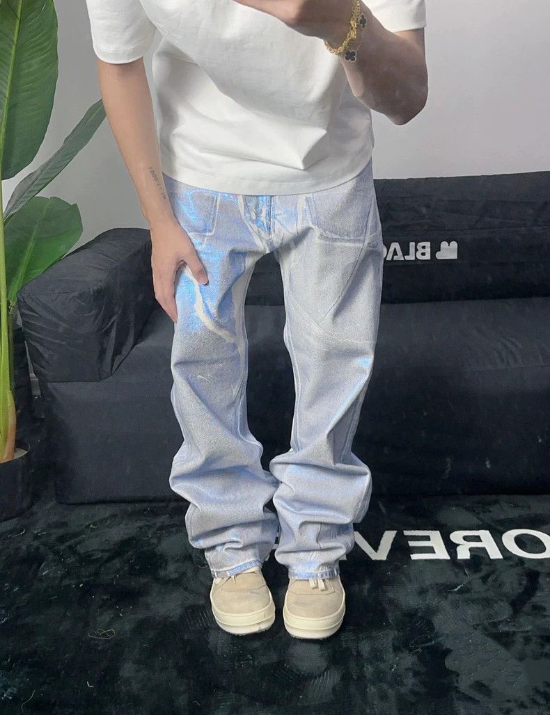 Our Legacy Our Legacy Brush Heavy weight bright straight long jeans Size US 28 / EU 44 - 1 Thumbnail