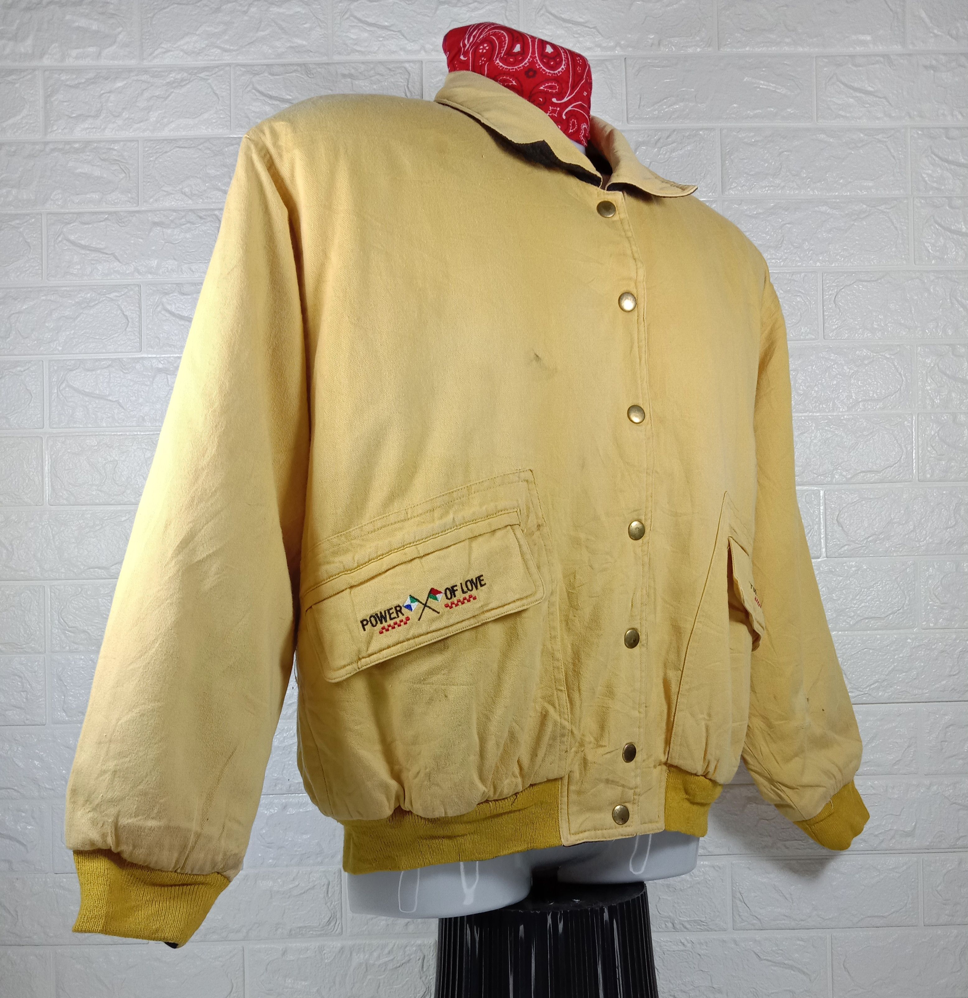 Japanese Brand Vintage Reversible Belle Paule Power Of Love Jackets Size US L / EU 52-54 / 3 - 3 Thumbnail