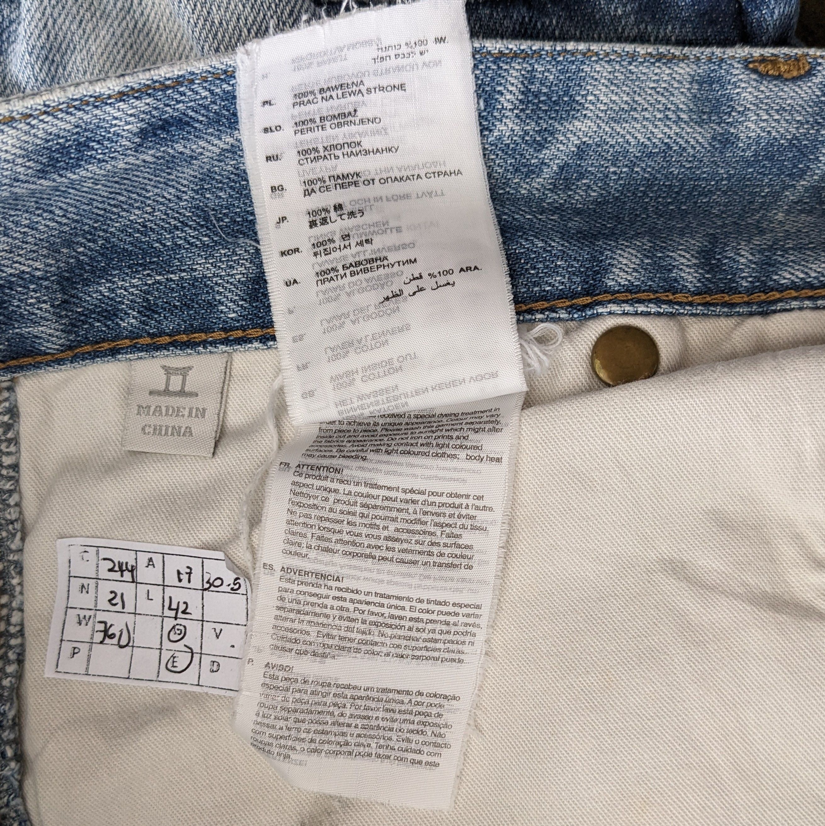 G-Star Vintage G-STAR RAW Japanese Brand Denim Jeans Size US 34 / EU 50 - 11 Thumbnail