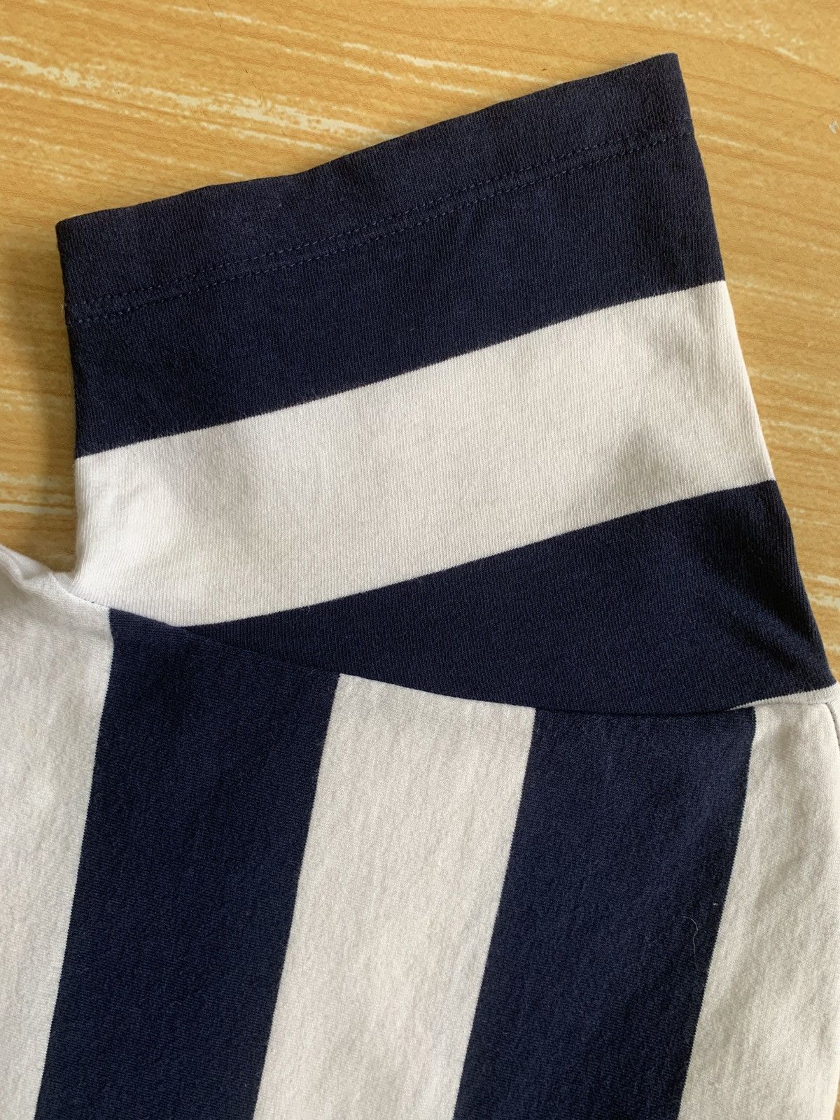 agnes b. 🔥 Agnes B Paris.. Blue White Lining Stripe T Shirt Size US S / EU 44-46 / 1 - 9 Thumbnail
