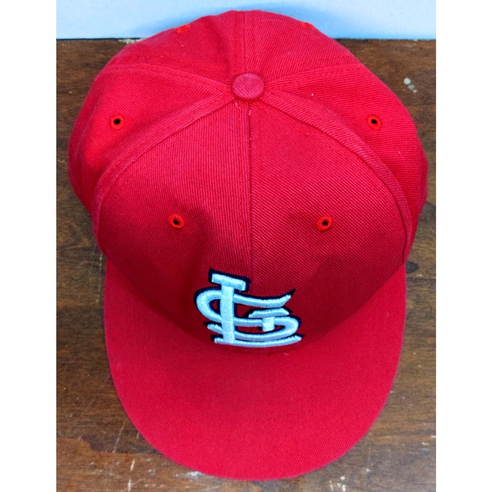 Vintage VINTAGE St. Louis Cardinals Red Cotton Official Merch Snapback Hat Baseball Cap Mens One Size Red 90s Sports Adjustable Cotton Canvas Baseball Cap Size ONE SIZE - 3 Thumbnail