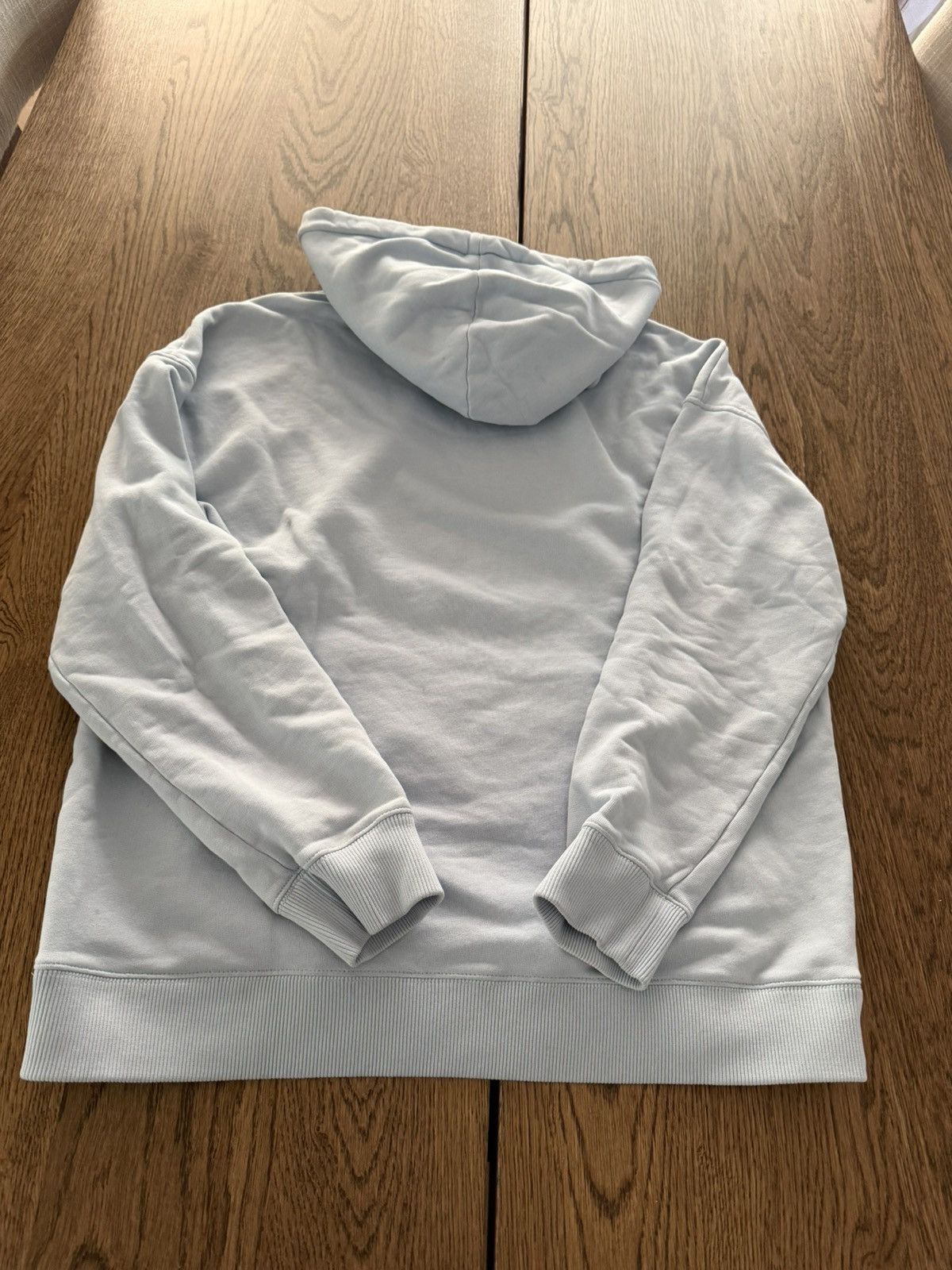 Givenchy Givenchy Light Blue Refracted Embroidered Logo Hoodie Size US L / EU 52-54 / 3 - 6 Thumbnail