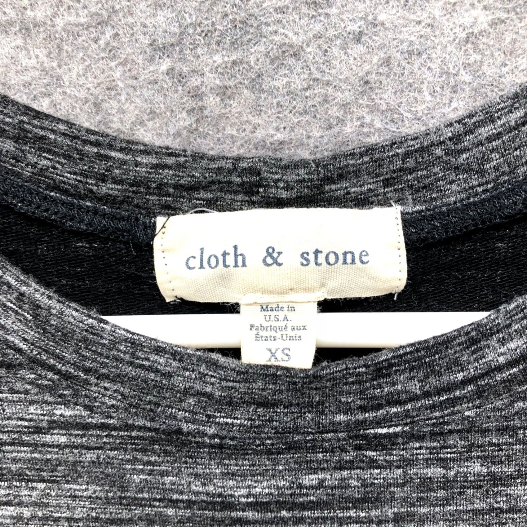 CLOT Cloth & Stone Jersey Knit Sleeveless Shift Dress Womens XS Gray Crewneck Size XS / US 0-2 / IT 36-38 - 5 Thumbnail