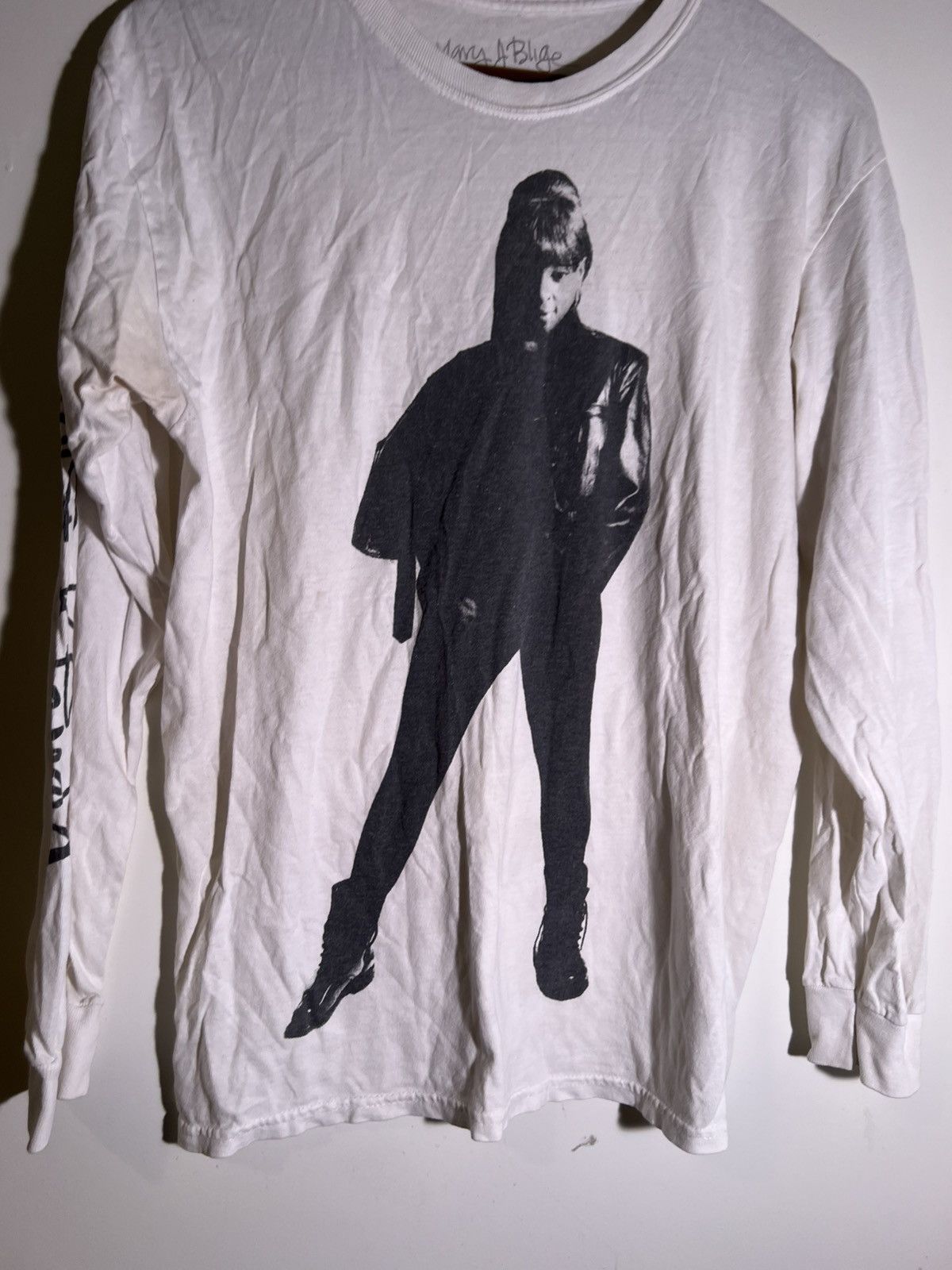 Vintage Mary J. Blige R&B Pop Soul Artist Musician Retro Music Shirt Size US M / EU 48-50 / 2 - 3 Thumbnail