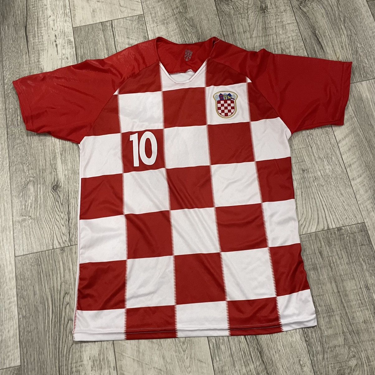 Other Croatia 2012 Modric #10 Away Jersey tee shirt horwatia Size US L / EU 52-54 / 3 - 1 Thumbnail