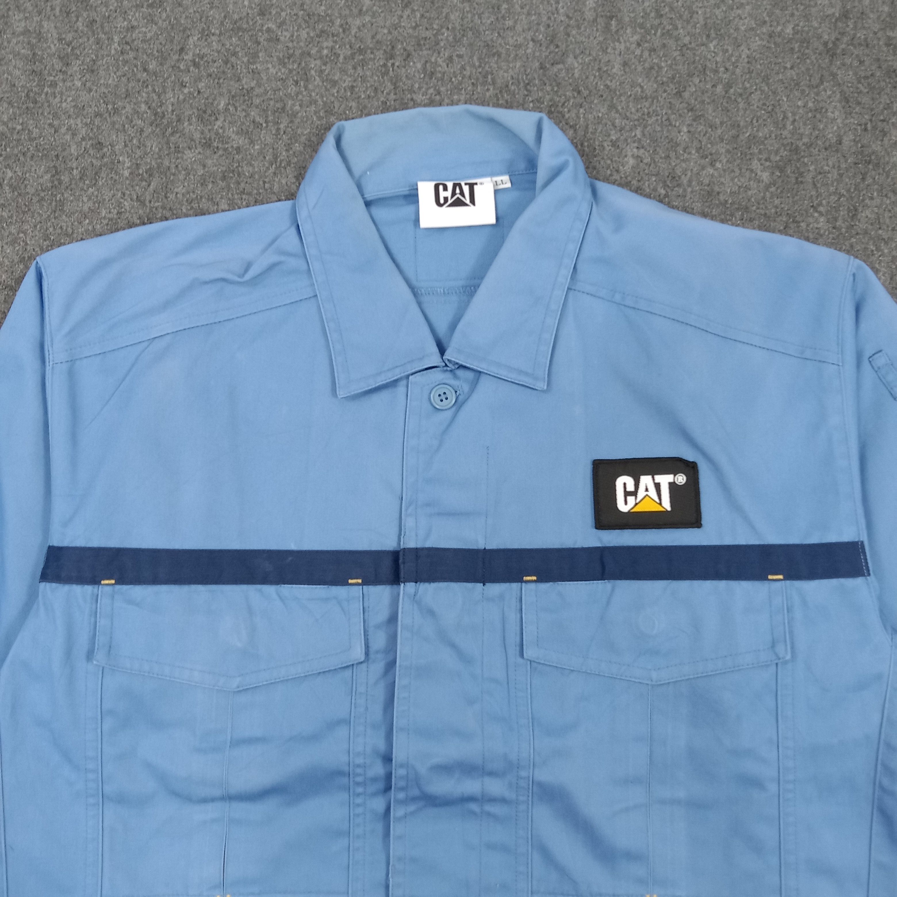 Vintage CAT Caterpillar American Engineering Jacket Size US M / EU 48-50 / 2 - 2 Thumbnail