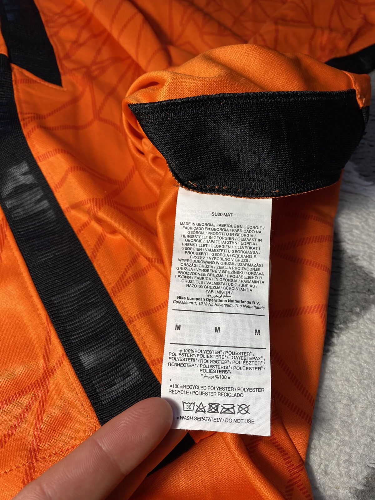 Nike 2020-22 Netherlands Nike soccer football jersey F. De Jong Size US M / EU 48-50 / 2 - 14 Thumbnail