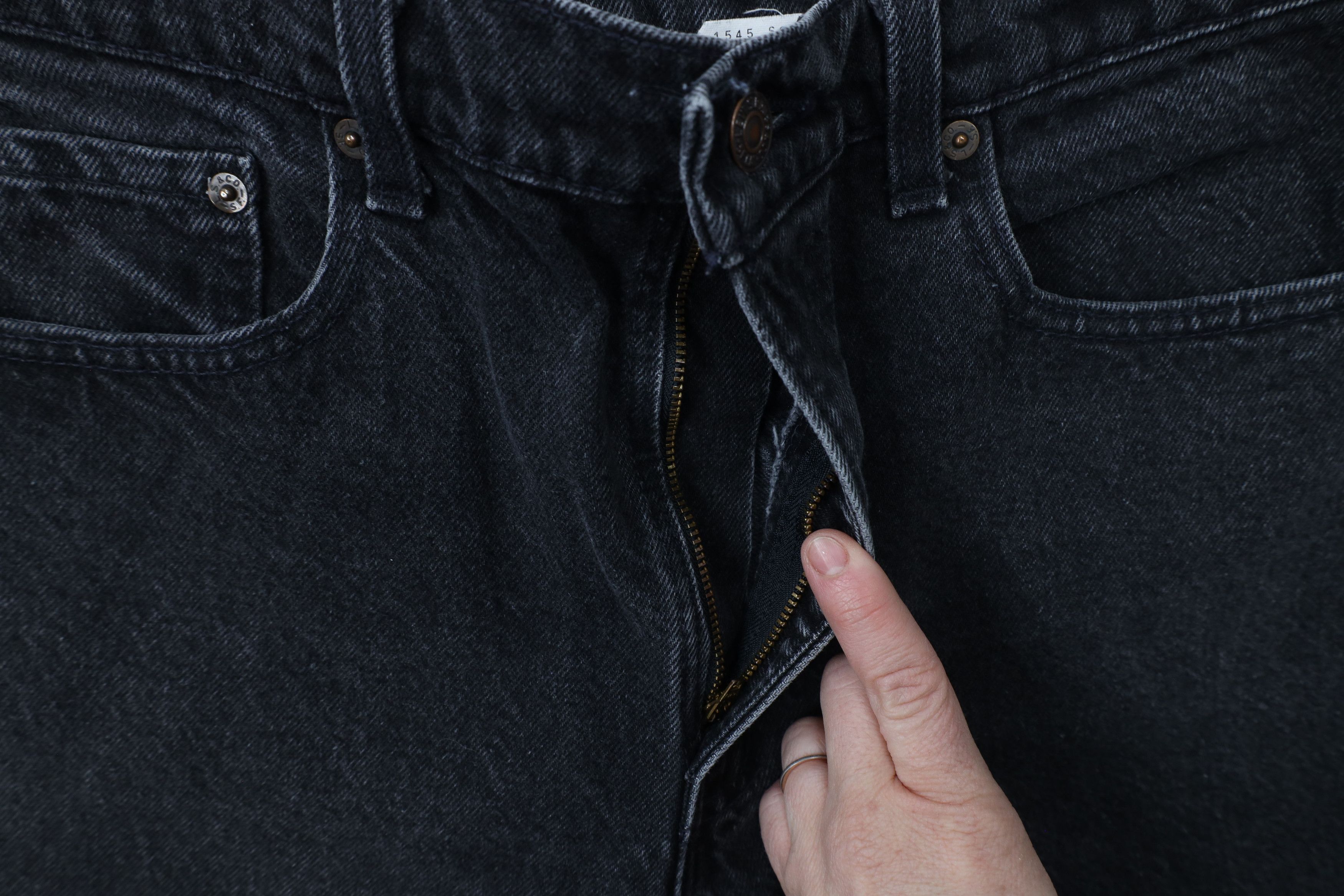 Levi's Vintage 90s Levis 505 Regular Fit Denim Jeans Black USA Size US 32 / EU 48 - 7 Thumbnail