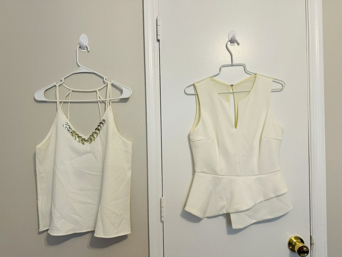 XOXO Ivory Tank Blouses Set Size M Size M / US 6-8 / IT 42-44 - 1 Thumbnail