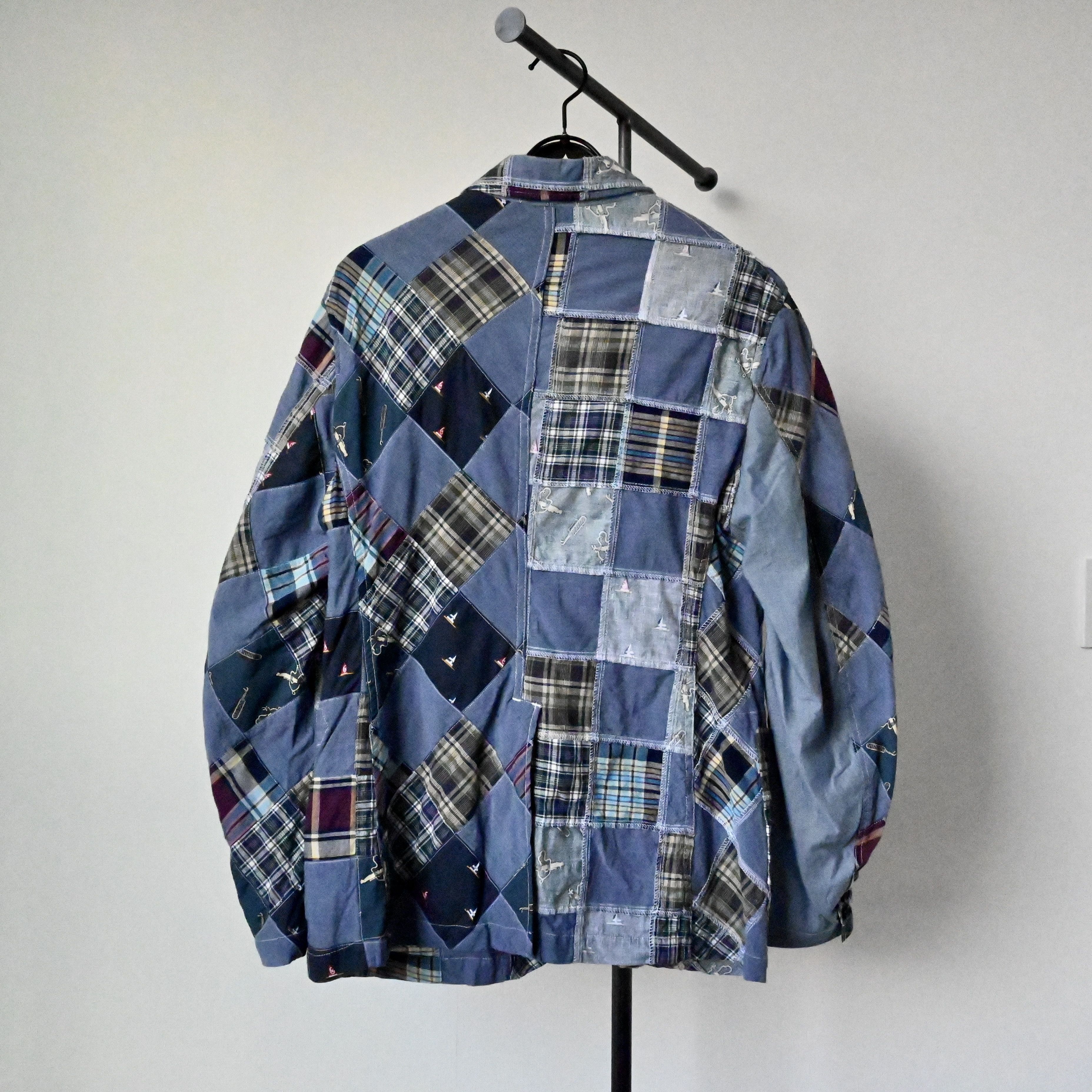 Beams Plus × Engineered Garments Engineered Garments x Beams Plus patchwork cotton blazer Size US M / EU 48-50 / 2 - 2 Thumbnail
