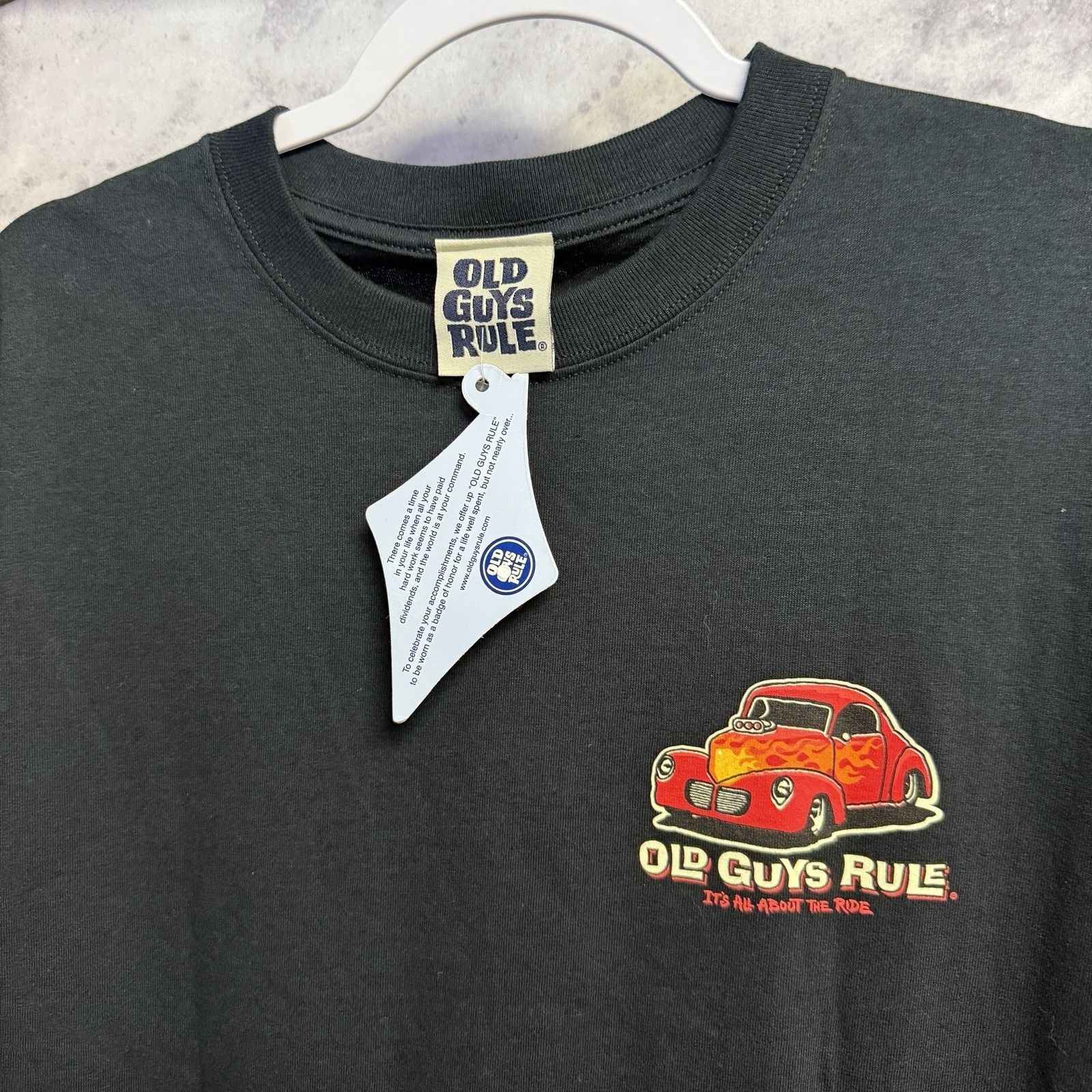 Vintage Vintage Old Guys Rule T Shirt Mens Large 21x29 Black New Wit Size US L / EU 52-54 / 3 - 1 Thumbnail