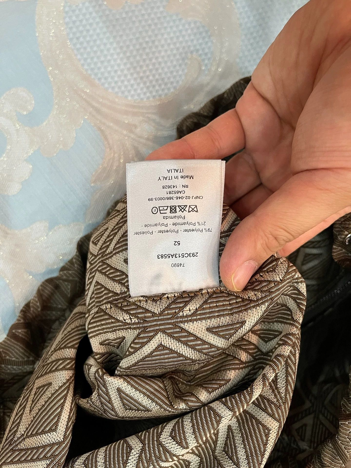 Dior DIOR Diamond Series Full Logo Embroidered CD Jkt 52 Size US L / EU 52-54 / 3 - 6 Thumbnail