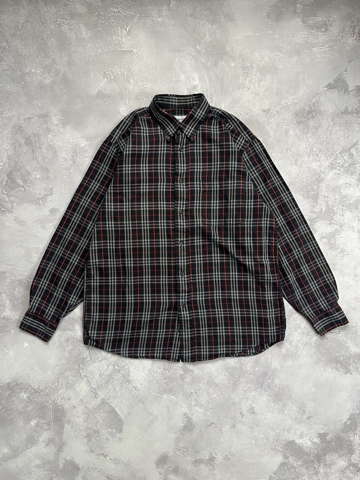 Burberry Burberry’s Nova Check Vintage Long Sleeve Shirt Men’s M Size US M / EU 48-50 / 2 - 1 Thumbnail