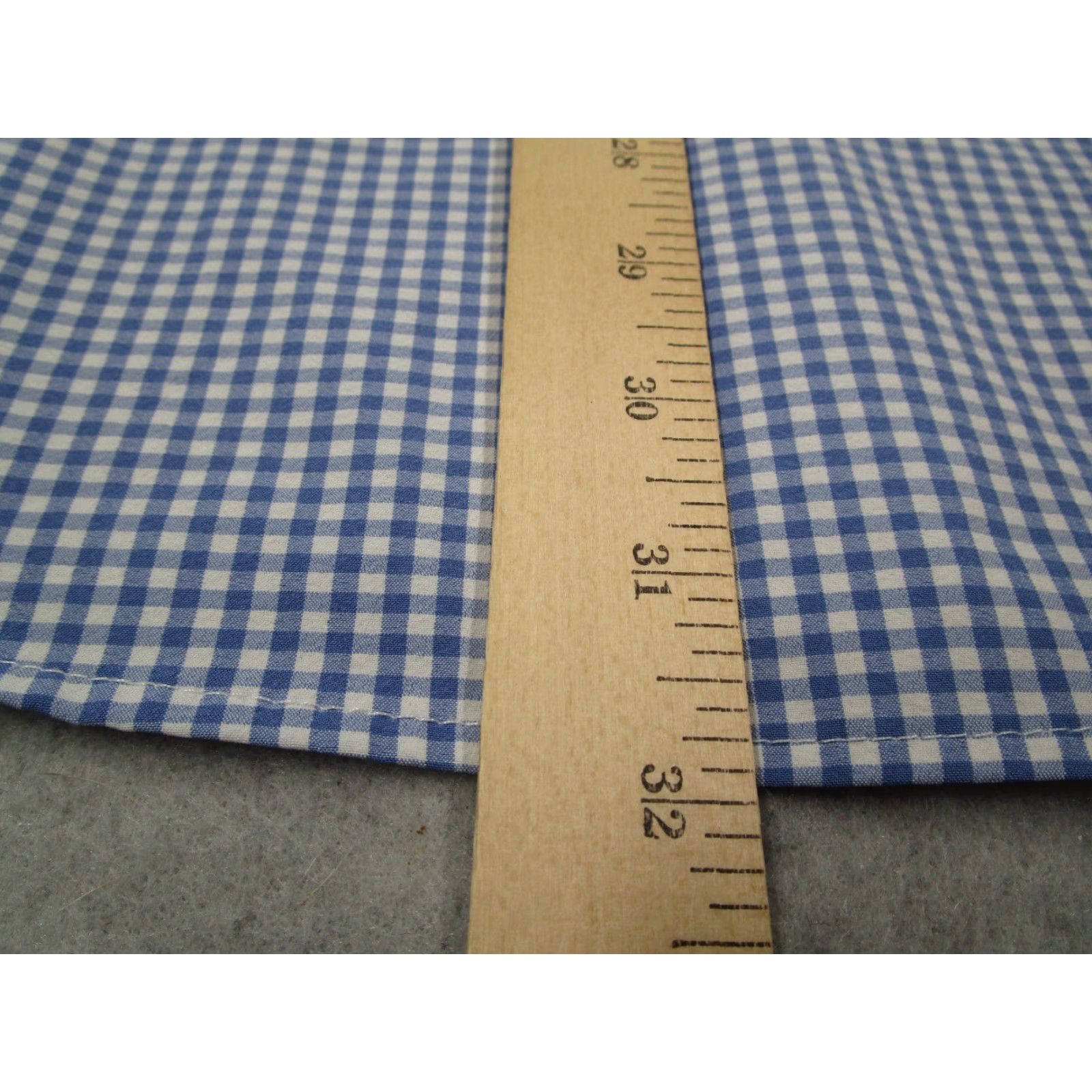 Mizzen+Main Mizzen+Main Shirt Men XL Trim Fit Blue Check Leeward Stretch Work Made in USA Size US XL / EU 56 / 4 - 7 Thumbnail