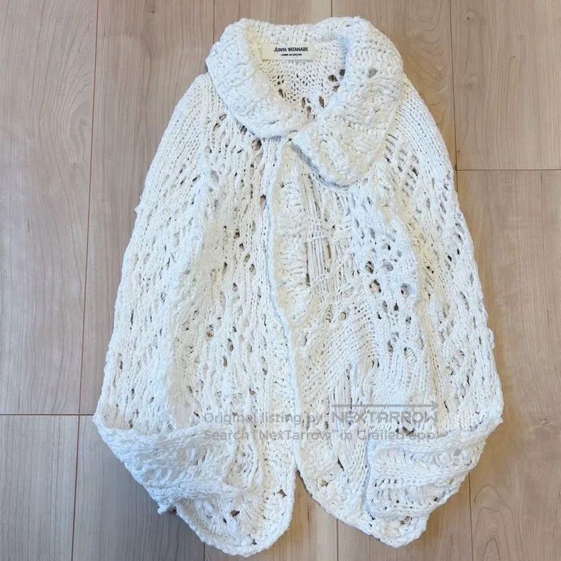 Other Junya Watanabe Ivory Knit Top Coat Size US S / EU 44-46 / 1 - 2 Thumbnail