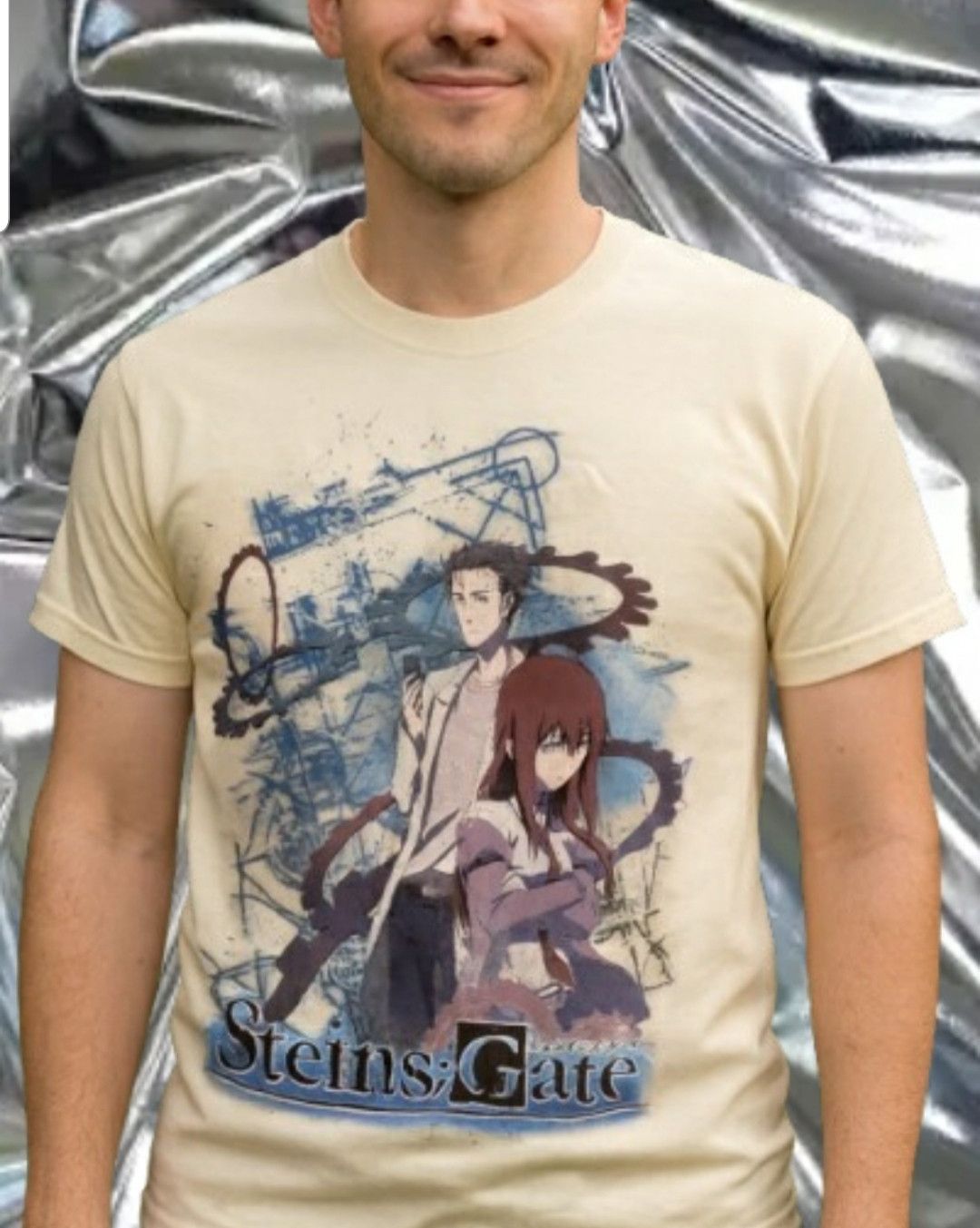 Other RARE ANIME SERIES T-SHIRT STEIN'S GATE TIME COGS GRAPHIC L Size US L / EU 52-54 / 3 - 1 Thumbnail