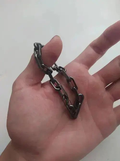 Jewelry 19cm Length Oxidized Black Chain Link Bracelet Size ONE SIZE - 6 Thumbnail