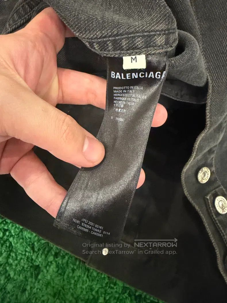 Balenciaga Balenciaga denim jacket Size US M / EU 48-50 / 2 - 4 Thumbnail