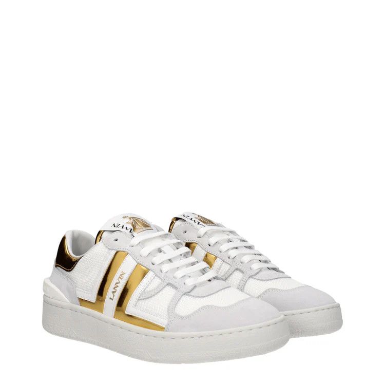 Lanvin ob1o1e1124 Fabric Sneakers in White Size US 6 / IT 36 - 2 Thumbnail