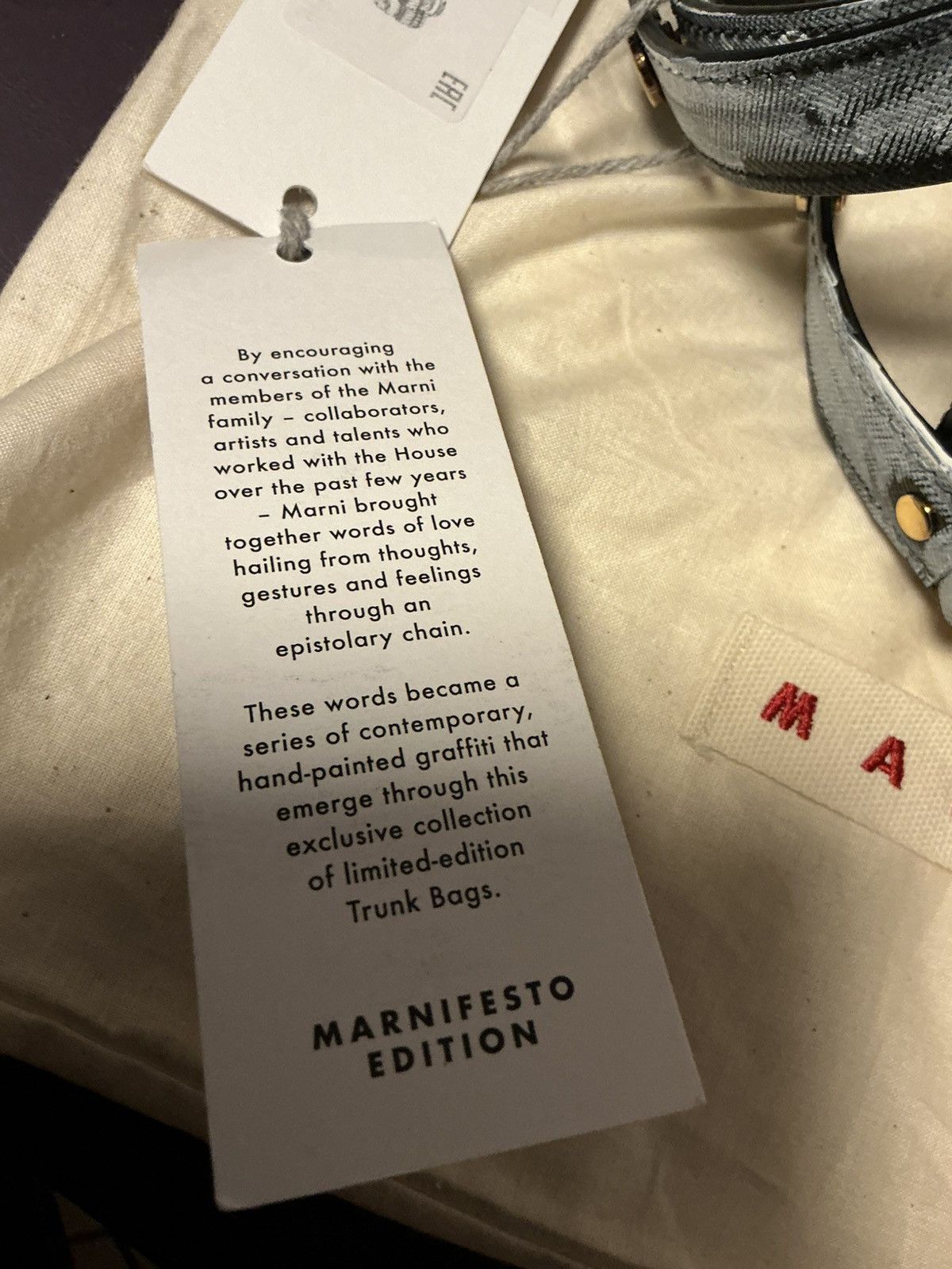 Marni Marni Love Graffiti Saffiano Leather Trunk Shoulder Bag Size ONE SIZE - 16 Thumbnail