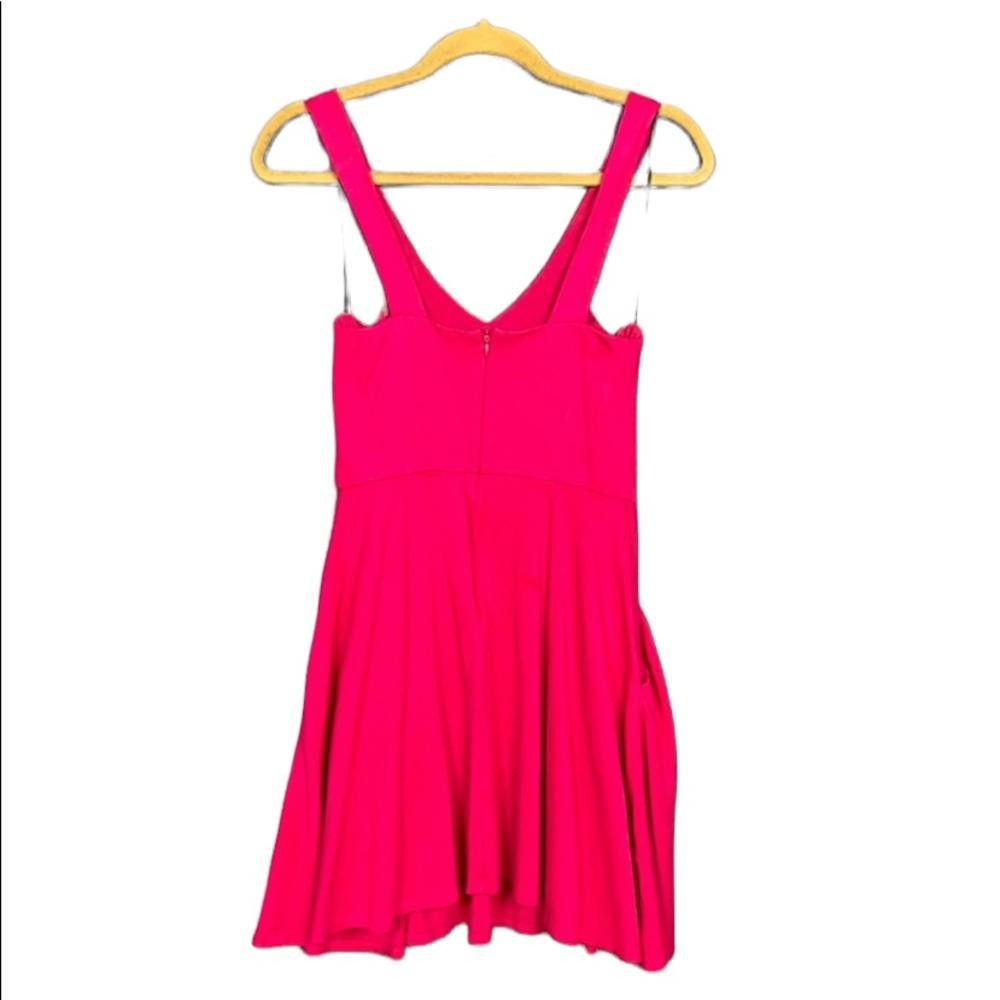 Designer ABS Allen Schwartz I Pink A-Line Flowy Dress Size S / US 4 / IT 40 - 2 Thumbnail