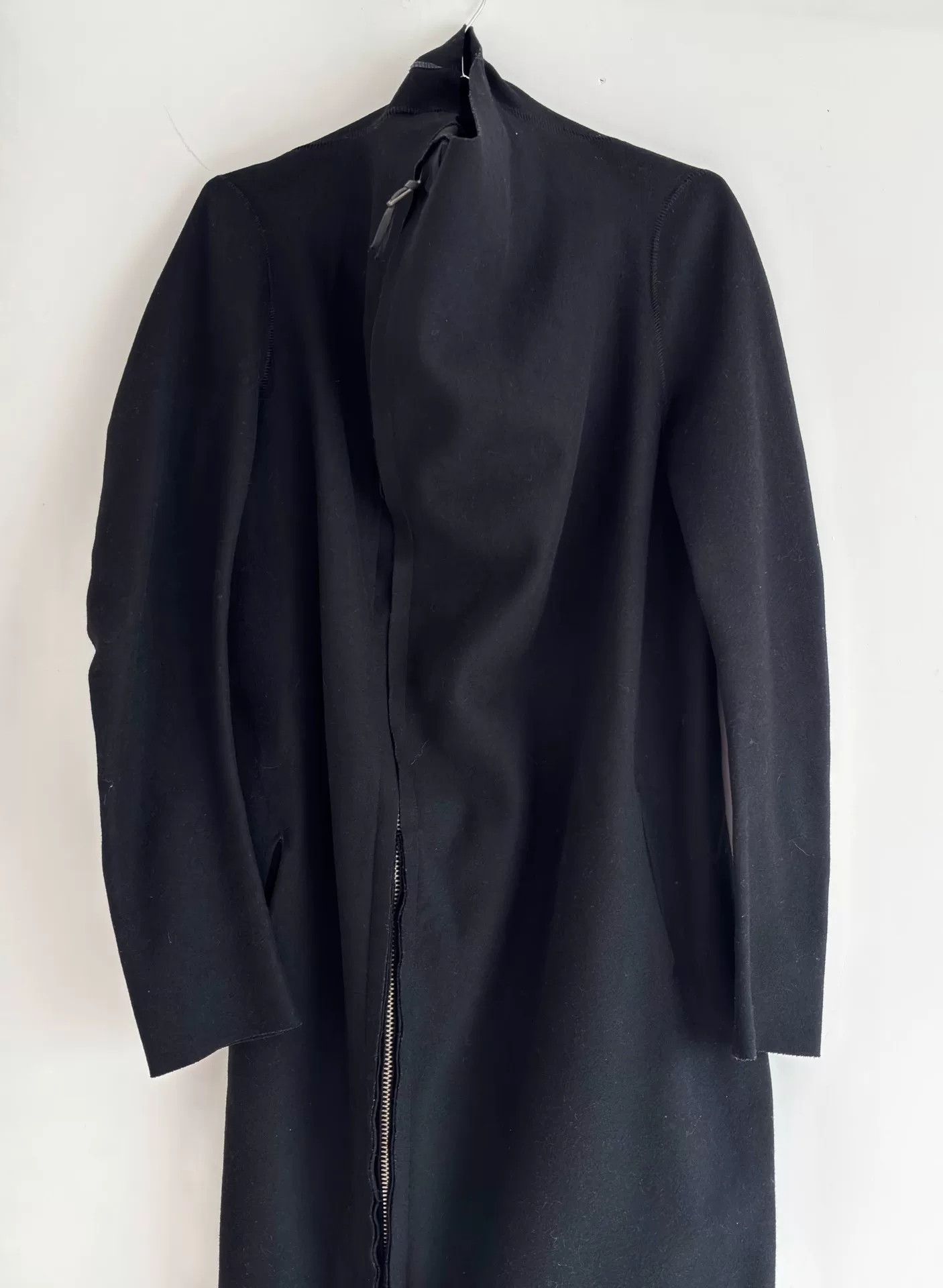 Boris Bidjan Saberi Boris Bidjan Saberi Wool Asymmetric Sleeve Coat Size US S / EU 44-46 / 1 - 2 Thumbnail