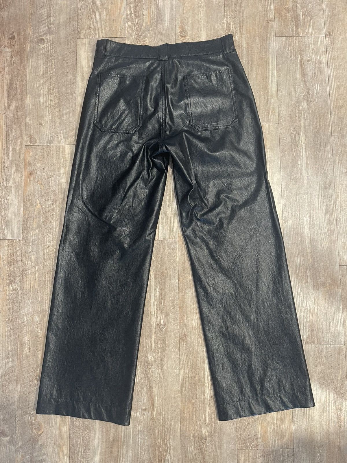 Heron Preston Heron Preston Fake Faux Leather Chino Pants Size US 32 / EU 48 - 5 Thumbnail