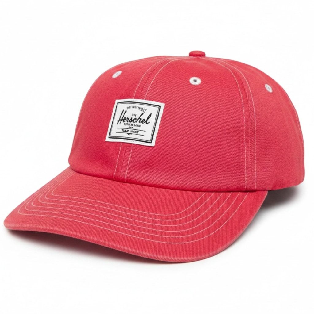 Herschel Supply Co. Herschel Supply Co Men's Strapback Hat Cap Salmon Coral NEW Size ONE SIZE - 1 Thumbnail