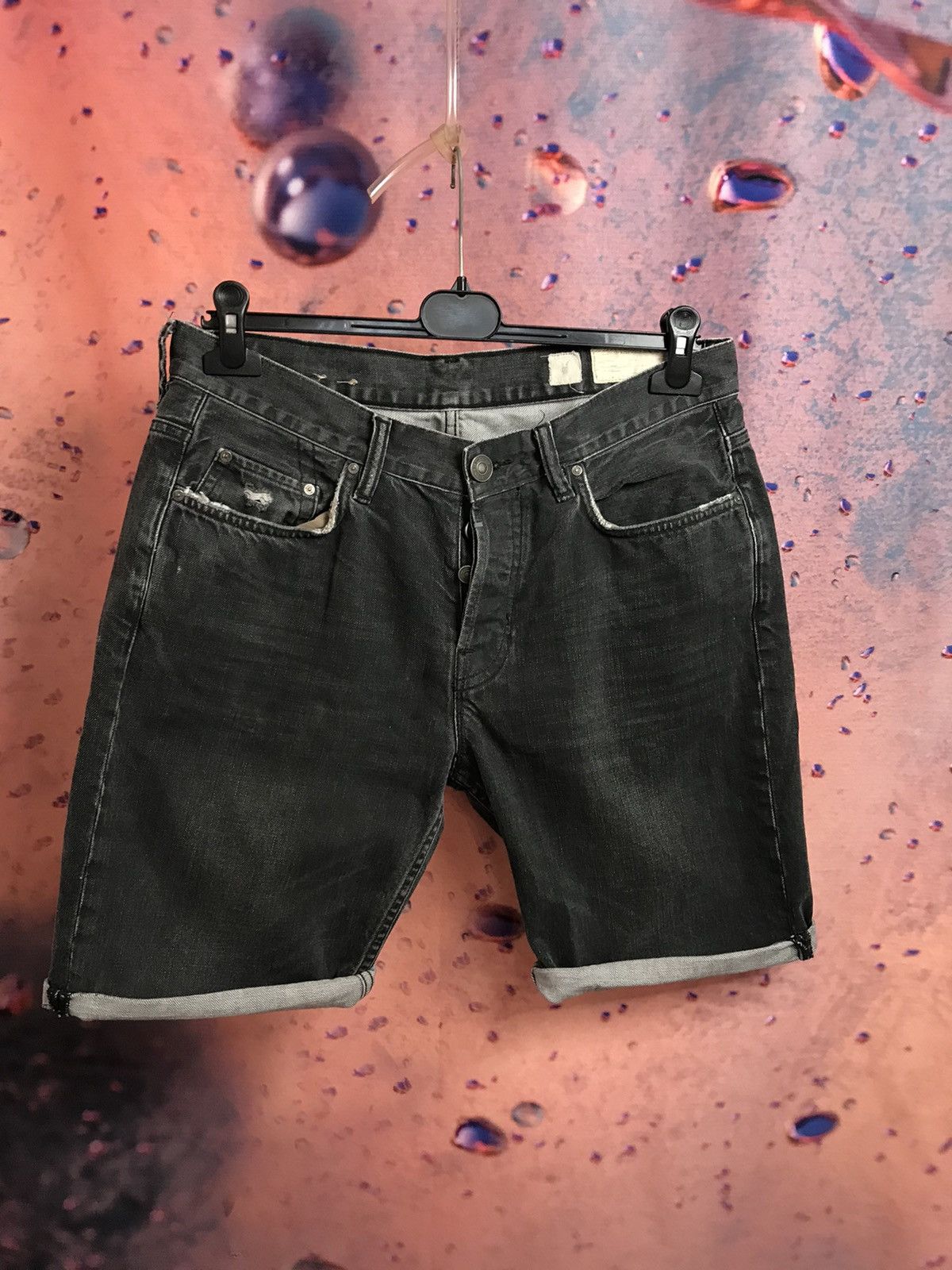 Allsaints Allsaints luxury distressed streetwear shorts size M Size US 32 / EU 48 - 1 Thumbnail