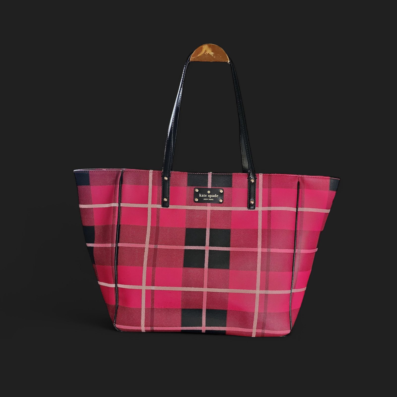 Kate Spade Kate Spade Ellison Avenue Sidney Tote Bag, Plaid and wallet Size ONE SIZE - 10 Thumbnail