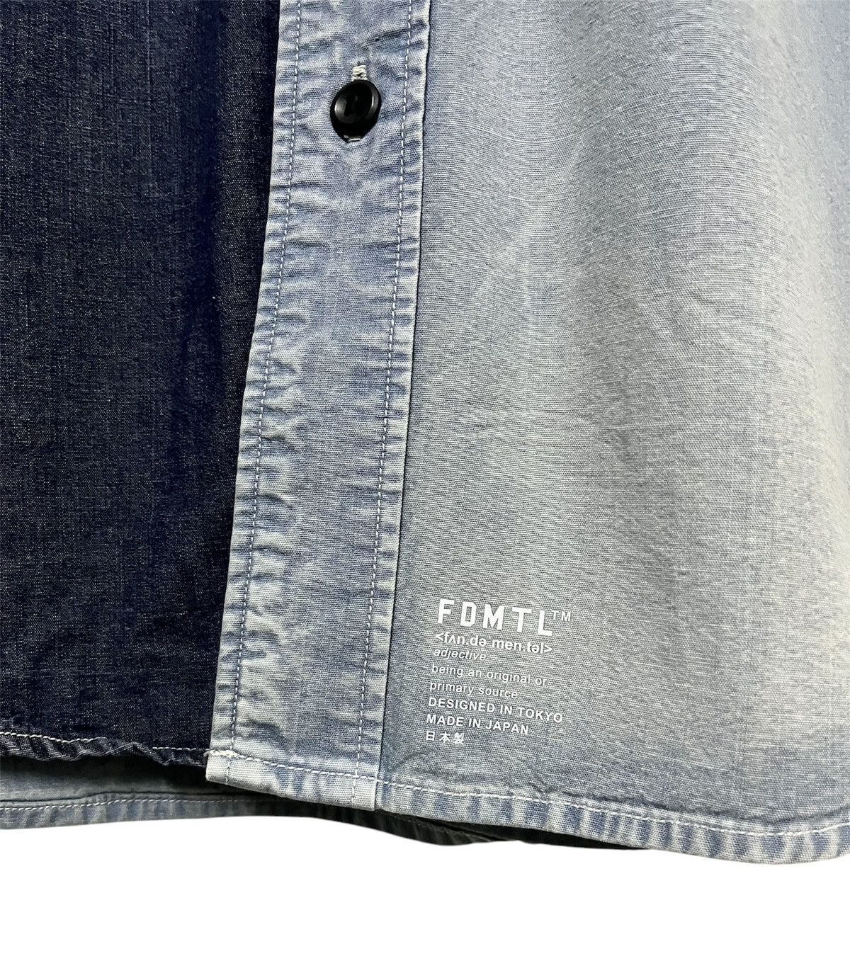 FDMTL FDMTL FUNDAMENTAL DENIM INDIGO GARMENTS JAPANESE BRAND SHIRT Size US L / EU 52-54 / 3 - 10 Thumbnail