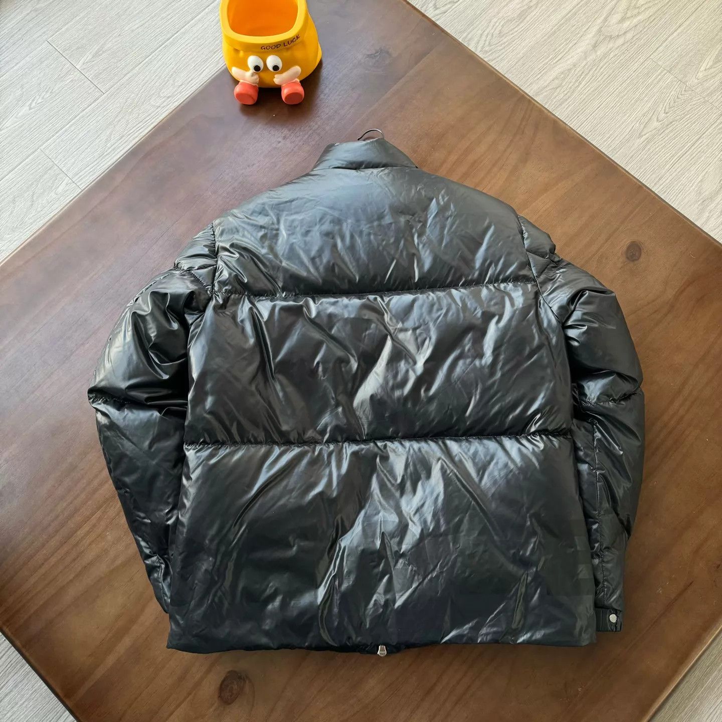 Moncler Moncler Black Big Logo Sleeve Puffer 4 Size US XL / EU 56 / 4 - 2 Thumbnail