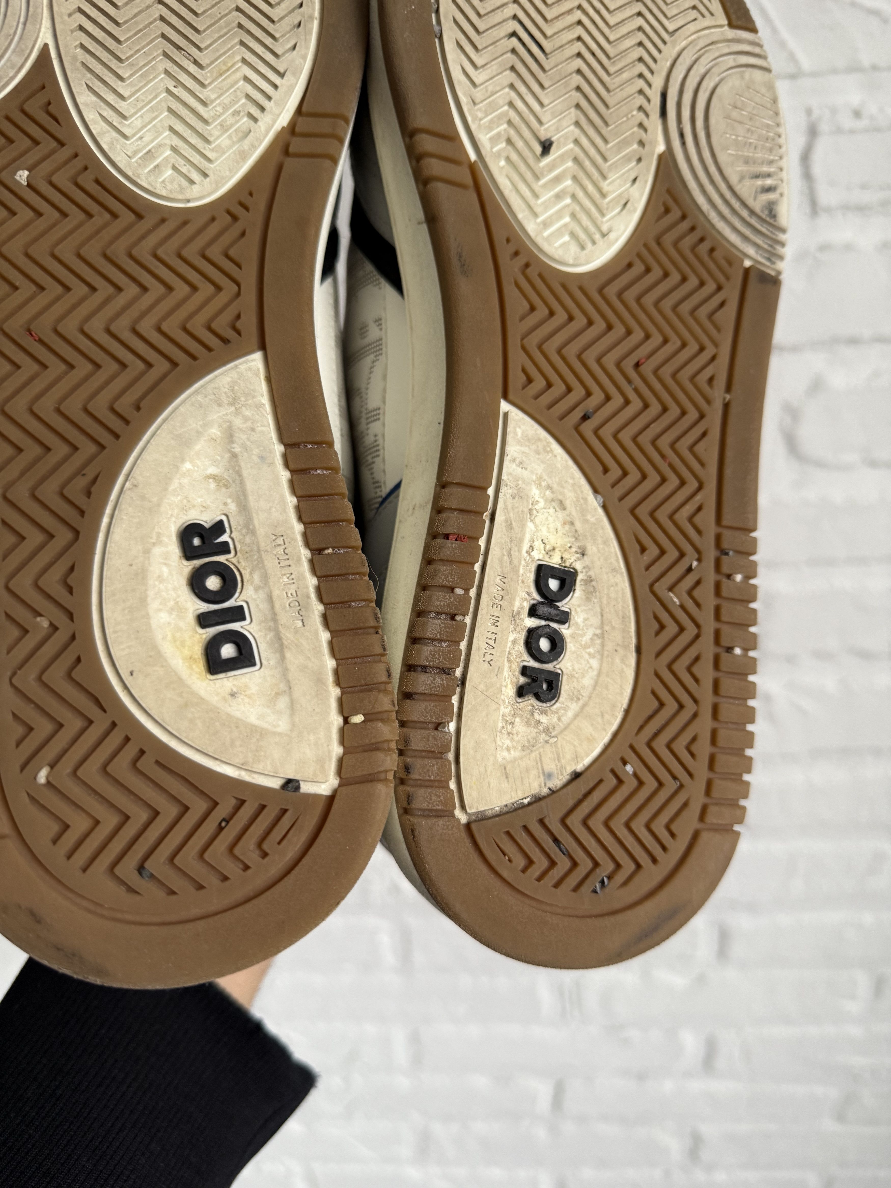 Dior Dior B27 white gray low sneakers Size US 11 / EU 44 - 22 Thumbnail