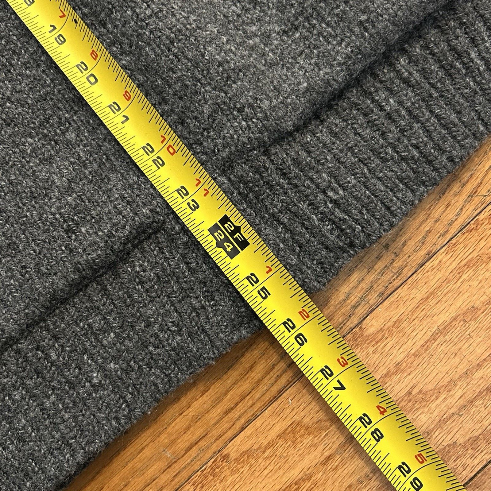 L.L. Bean Wool Knit Plaid Flannel Lined Zip Kangaroo Pocket Sweater Size US L / EU 52-54 / 3 - 7 Thumbnail