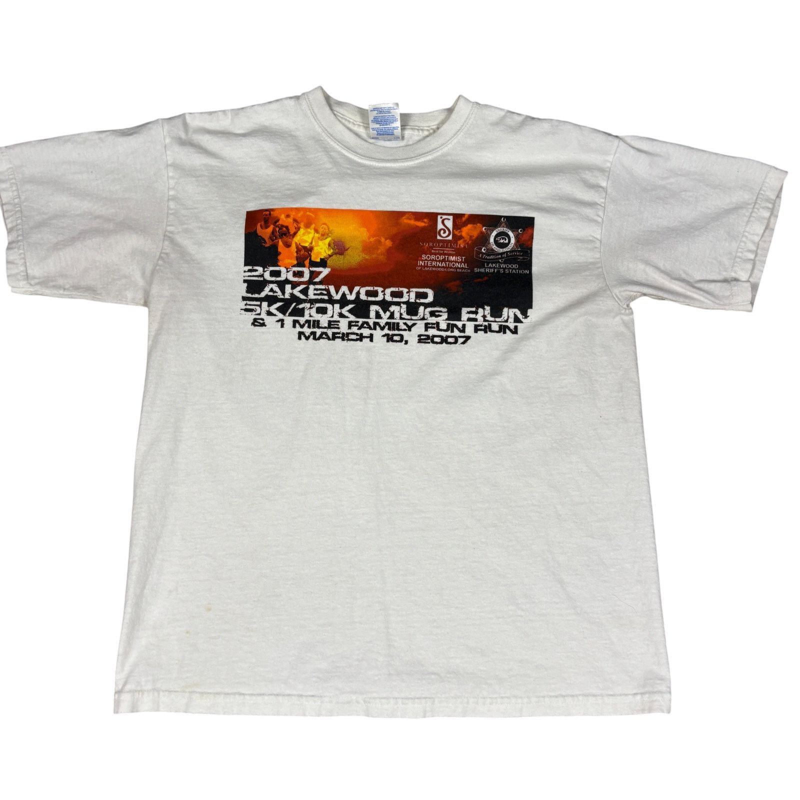Gildan vintage y2k 2007 graphic mug fun run tshirt Mens Medium Size US M / EU 48-50 / 2 - 1 Thumbnail