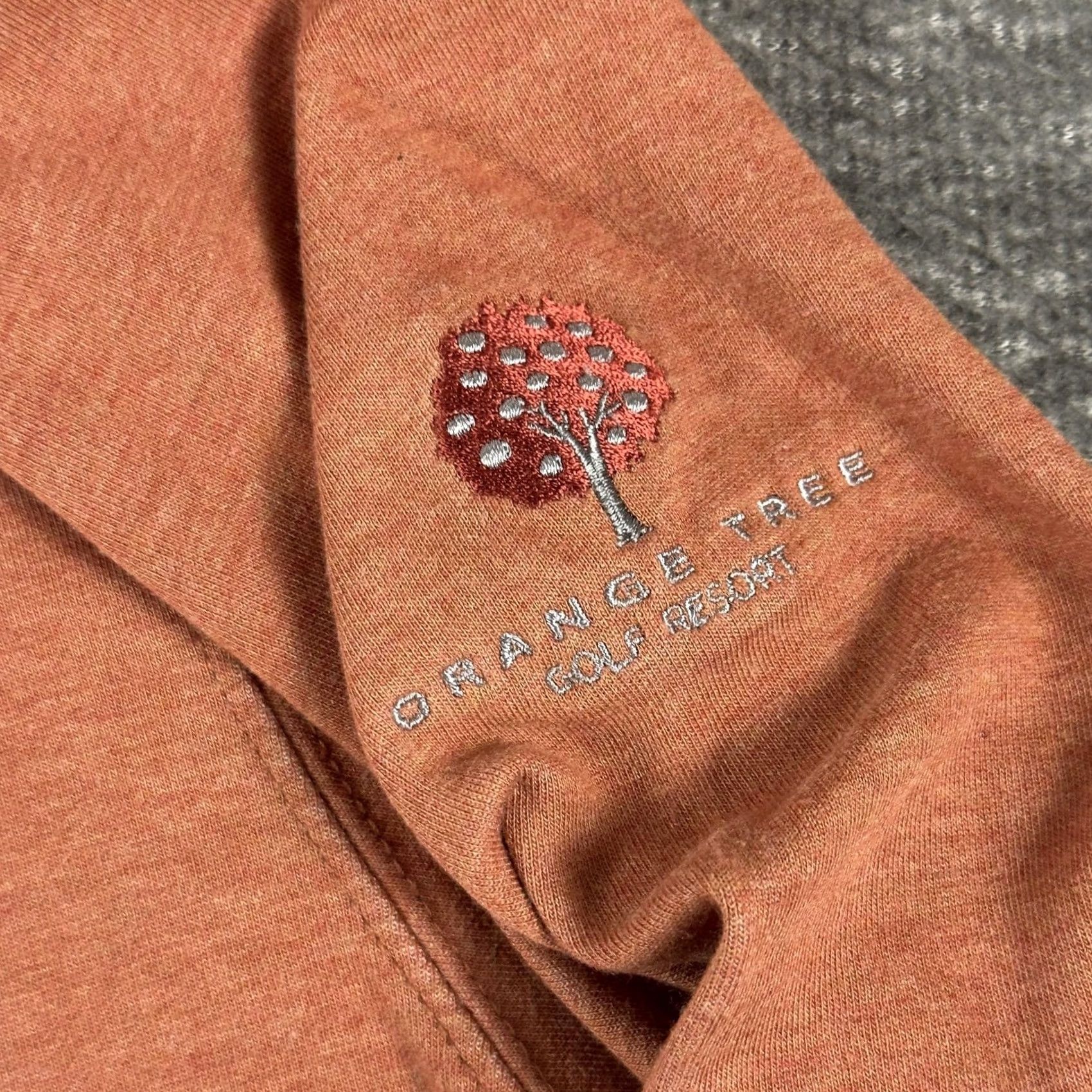 johnnie-O johnnie-O Orange 1/4 Zip Mock Neck Pullover Sweatshirt Mens Medium Golf Sully Size US M / EU 48-50 / 2 - 3 Thumbnail