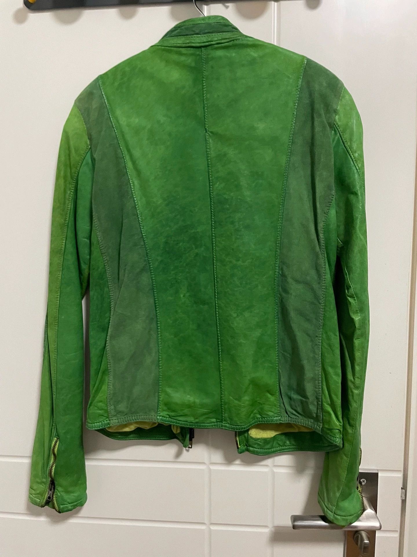 Giorgio Brato Giorgio Brato Waxed Lambskin-Suede Short Jacket Size 40 Size S / US 4 / IT 40 - 4 Thumbnail