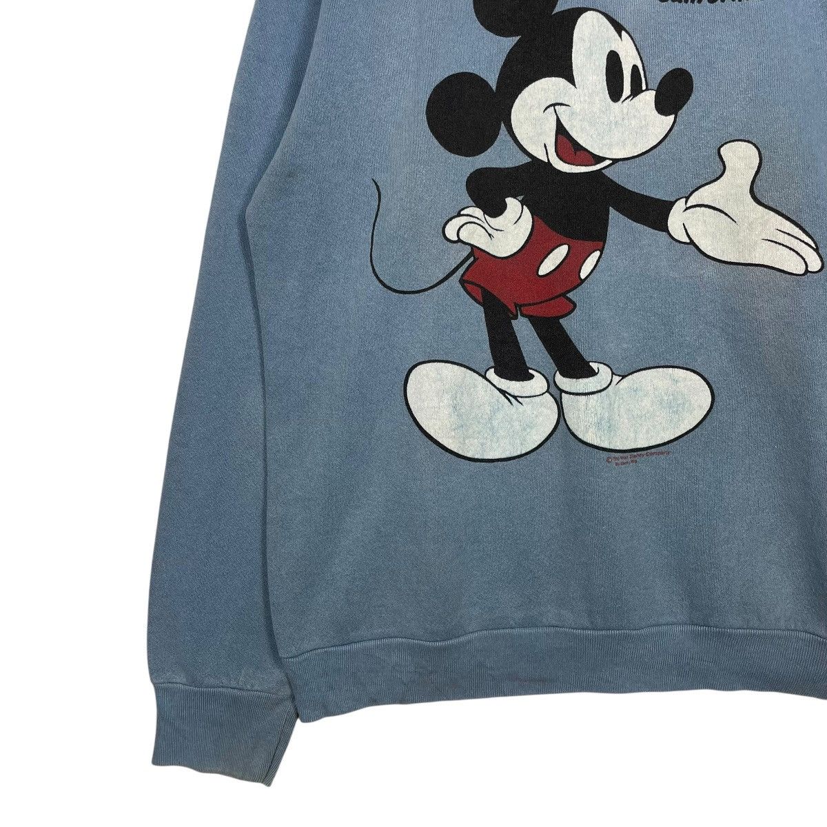Tultex Vintage 90s Mickey Mouse Sweatshirt Size US L / EU 52-54 / 3 - 3 Thumbnail