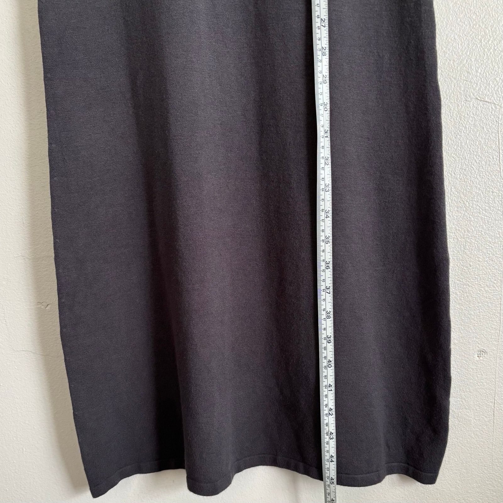 Zara Zara Gray Knit Turtleneck Sweater Dress Size L Size L / US 10 / IT 46 - 8 Thumbnail