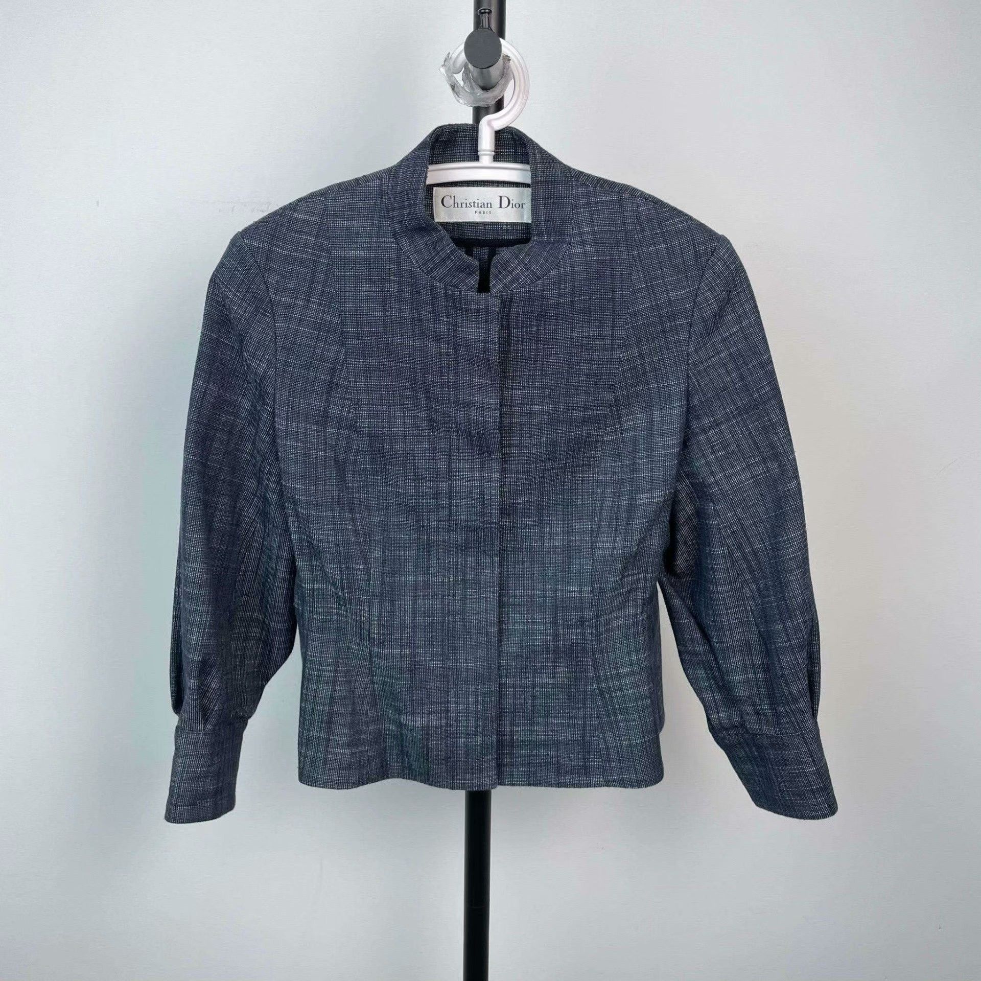 Dior Dior Linen Blue Jacket 36 Women Size S / US 4 / IT 40 - 1 Thumbnail
