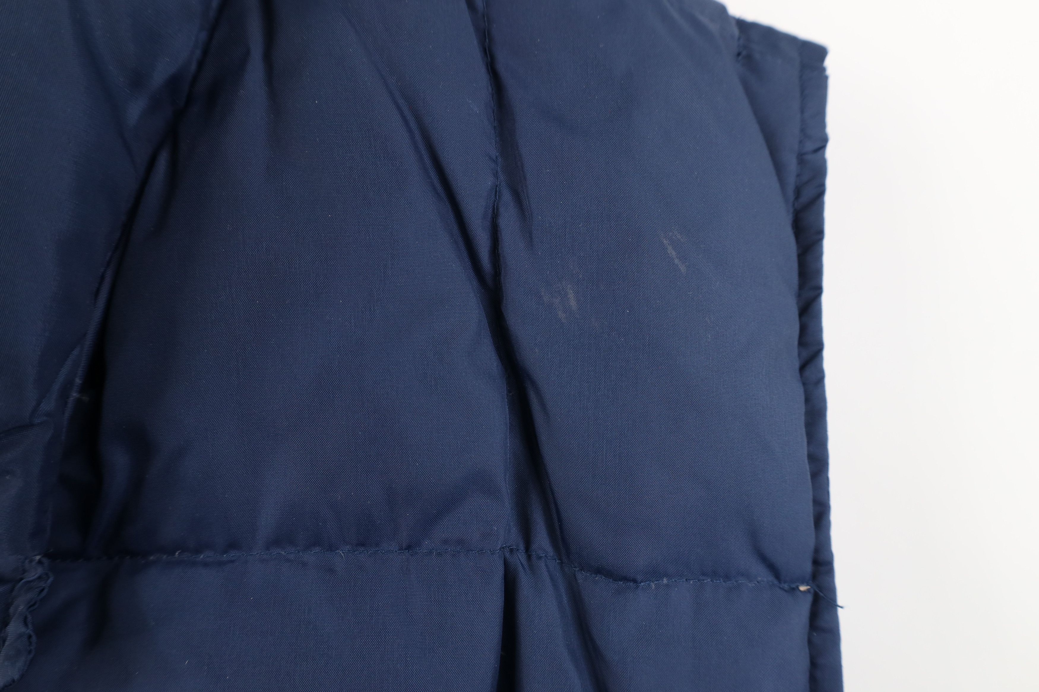 Vintage Vintage 90s Streetwear Down Puffer Vest Jacket Navy Blue Size US M / EU 48-50 / 2 - 5 Thumbnail