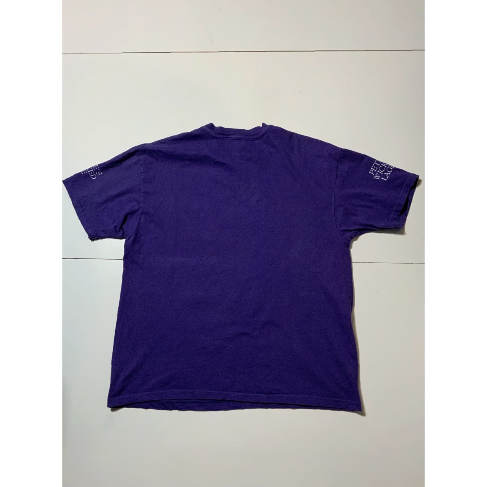Hanes VINTAGE 90s Petes Wicked Ale Beer Get Wicked Tonight Purple Single Stitch T-Shirt XL Mens/Adults Purple Shirt Size US XL / EU 56 / 4 - 2 Thumbnail