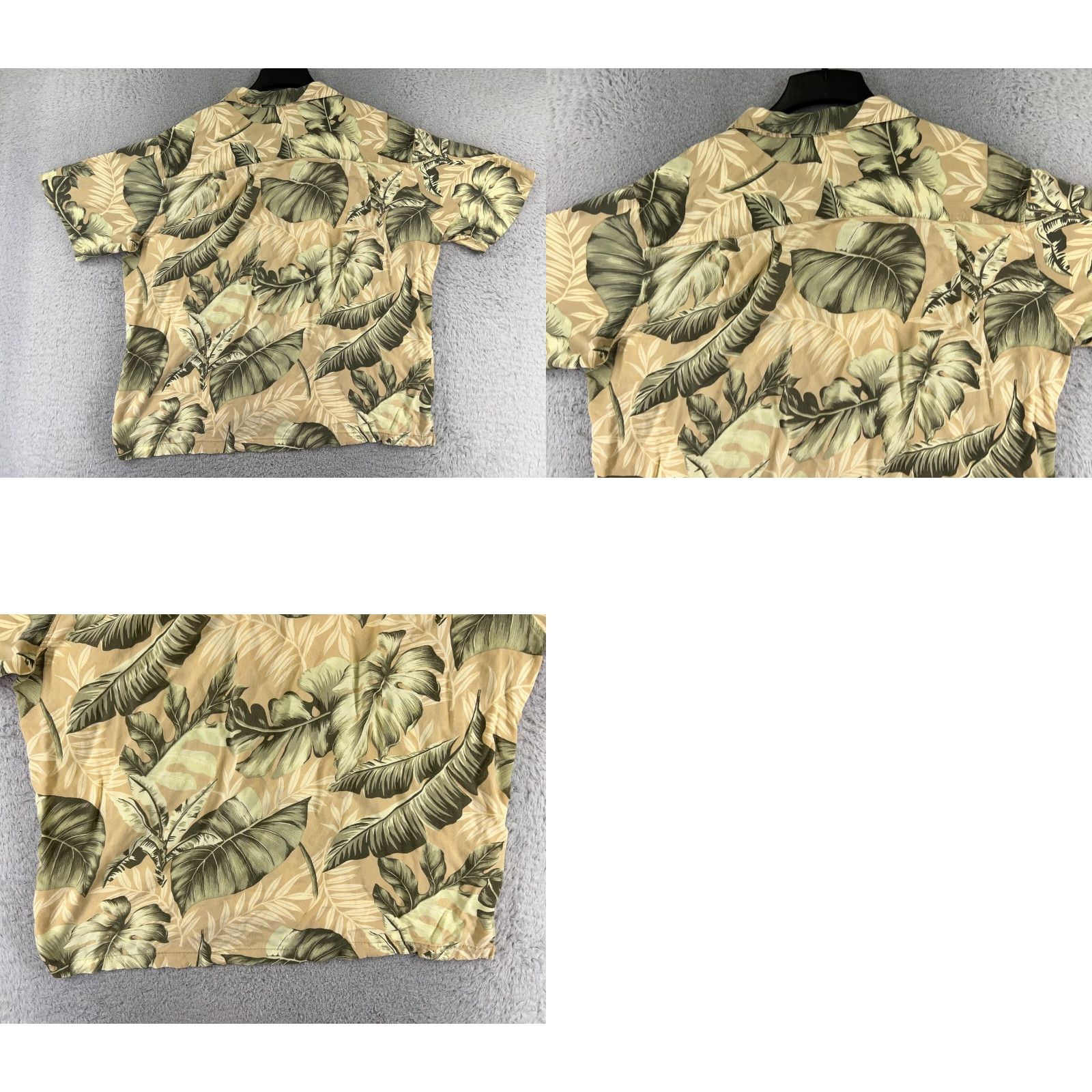 Panama Jack VINTAGE Panama Jack Shirt Adult 3XL XXXL Yellow Green Floral Palm Leaf Rayon Hawaiian Size US XXL / EU 58 / 5 - 9 Thumbnail