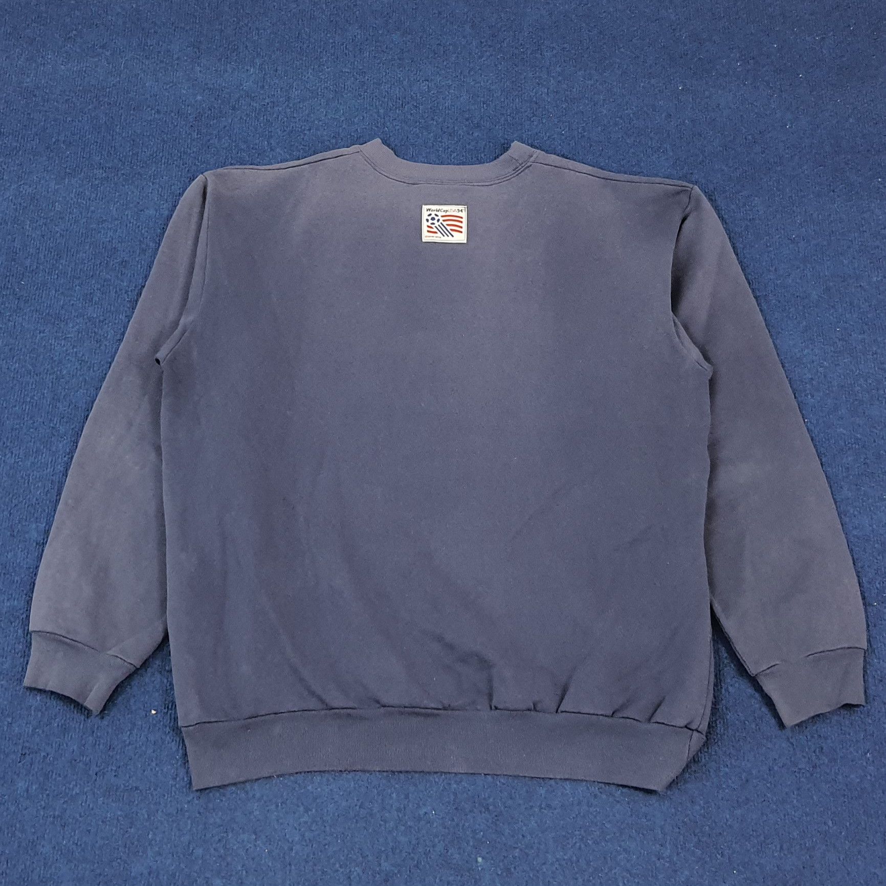 Vintage Vintage World Cup USA'94 90s Sports Sweatshirts Size US L / EU 52-54 / 3 - 3 Thumbnail