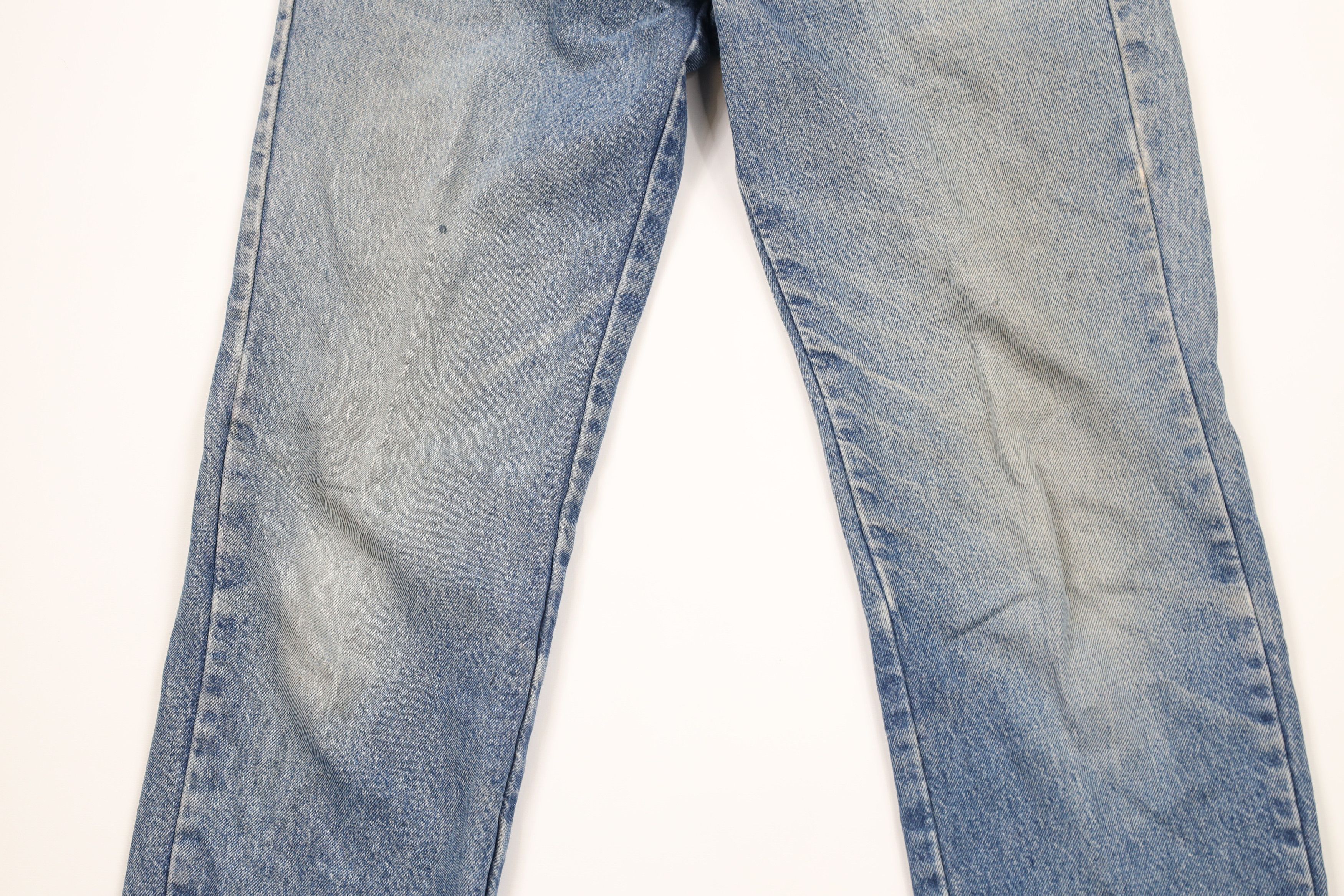 Lands' End × Vintage Vintage 90s Lands End Flannel Lined Denim Jeans Blue USA Size US 34 / EU 50 - 4 Thumbnail