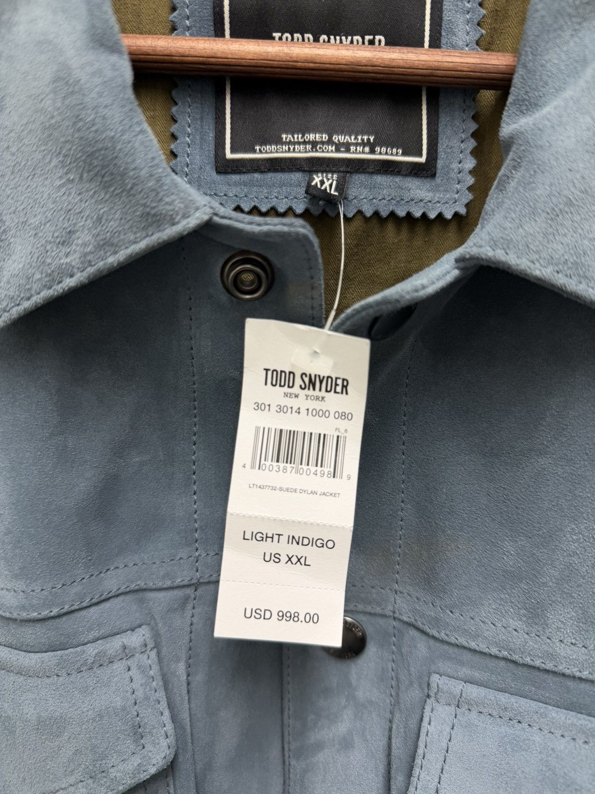 Todd Snyder Todd Snyder Dylan Jacket Indigo 2XL Size US XXL / EU 58 / 5 - 3 Thumbnail