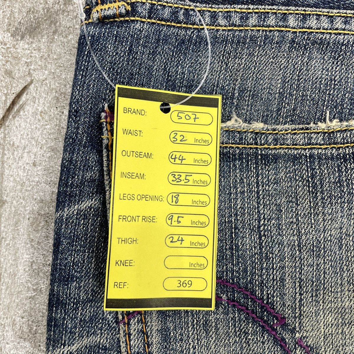 Levi's Vintage Levis 507 Distressed Jeans wc 369 Size US 32 / EU 48 - 11 Thumbnail