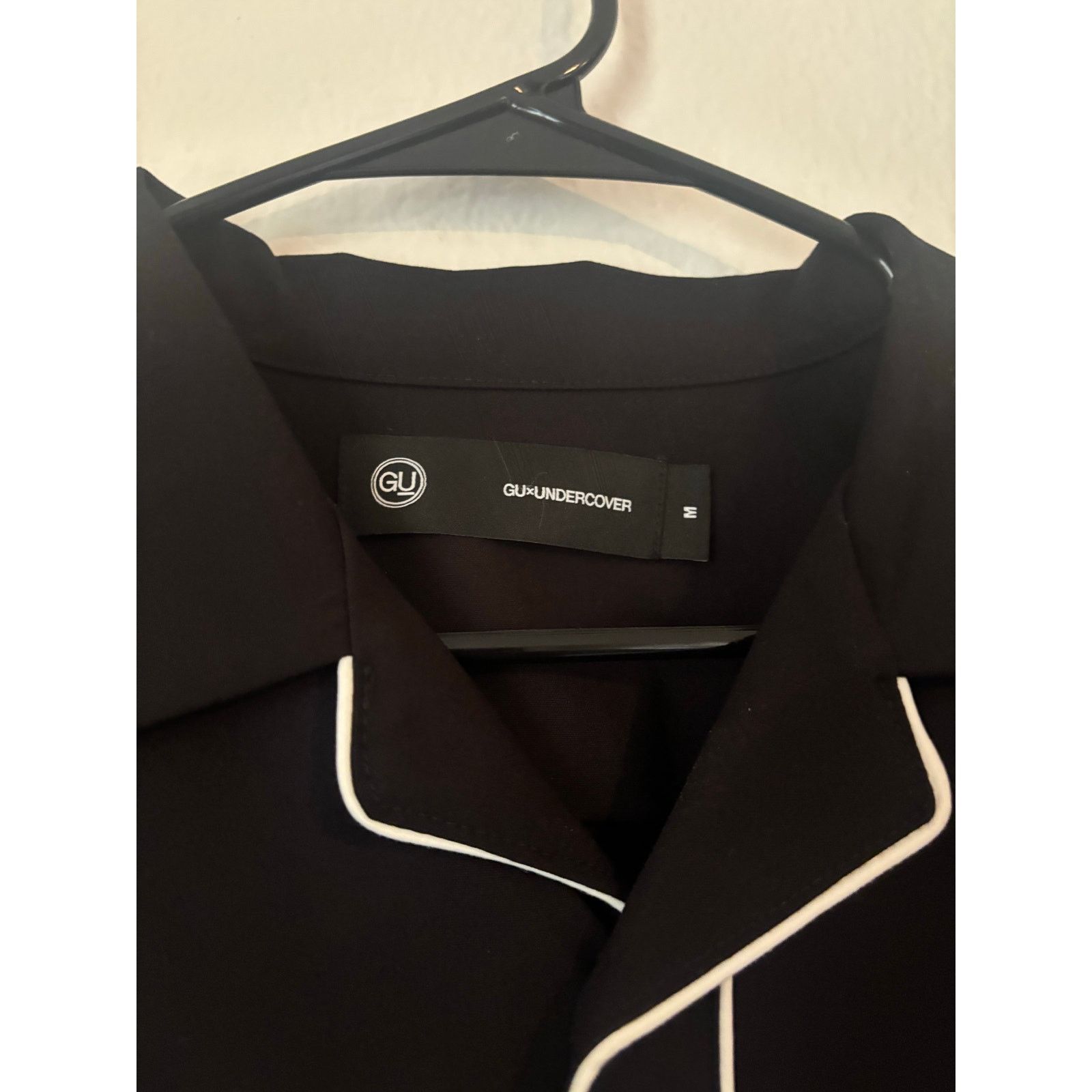 Undercover × Uniqlo GU x Undercover Embroidered Camp Shirt – Black – Size M Size US M / EU 48-50 / 2 - 3 Thumbnail