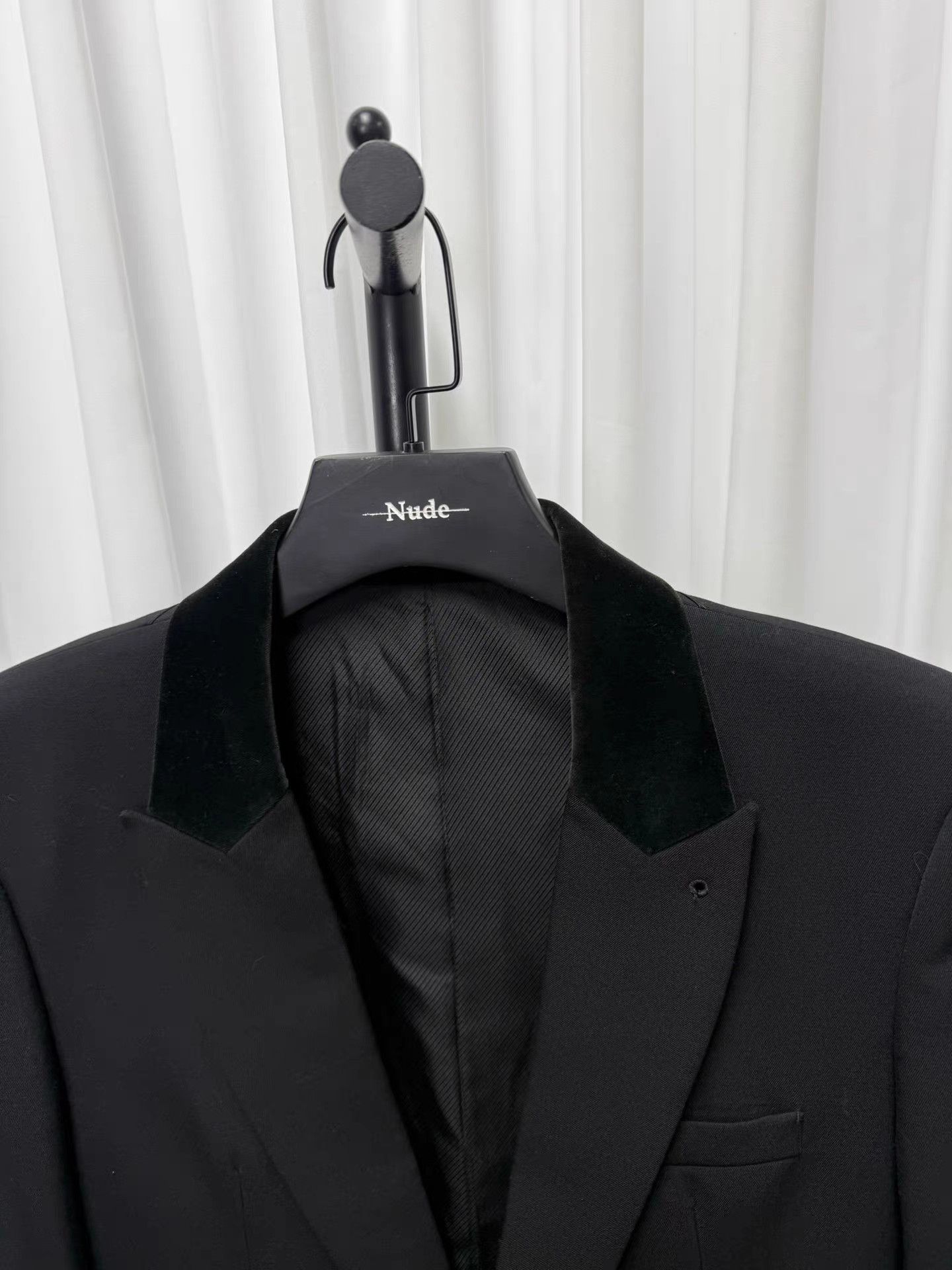 Number (N)ine Number (N)ine 06AW NOIR Velvet Hand-Knit Coat K20 Size US XL / EU 56 / 4 - 6 Thumbnail