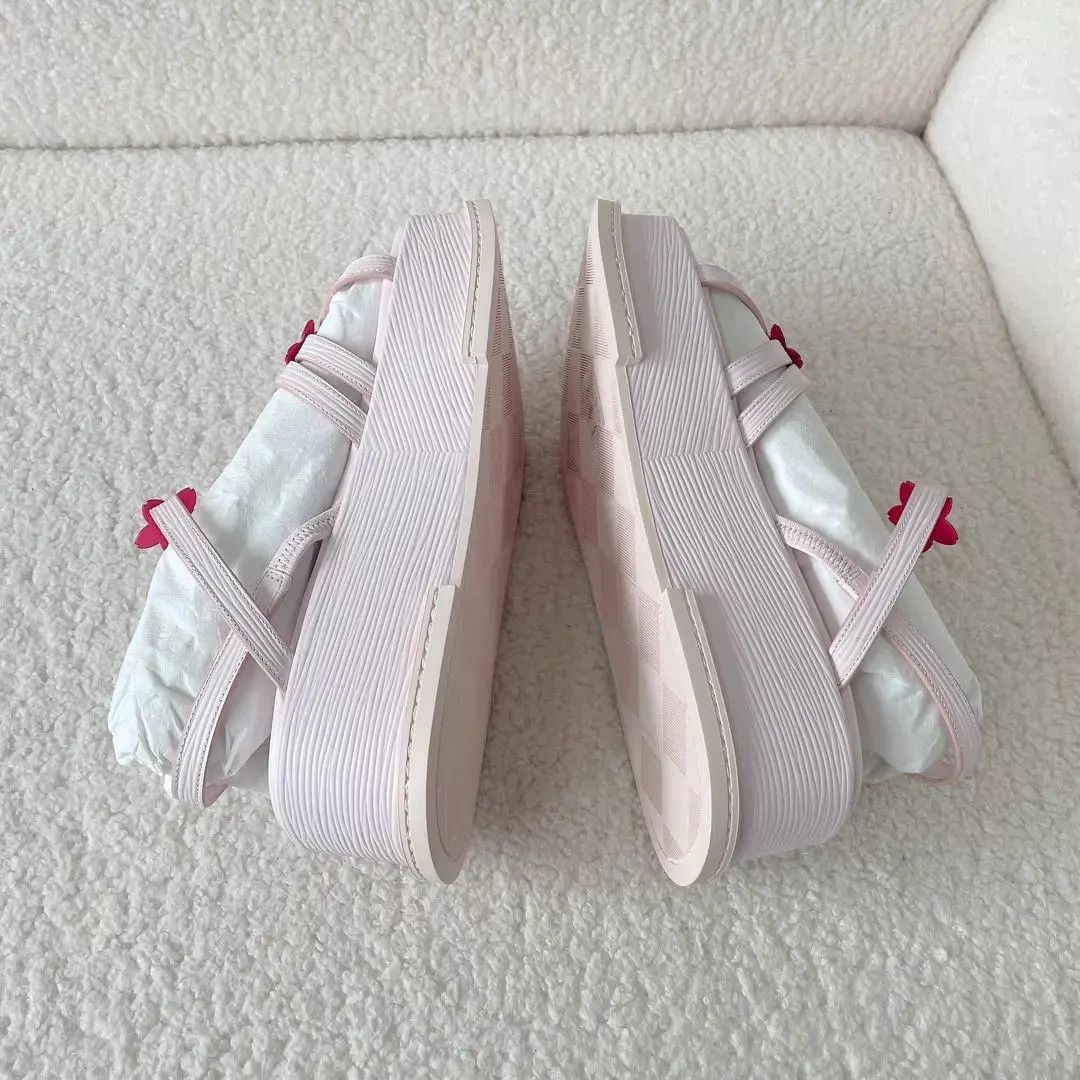 Louis Vuitton Takashi Murakami x Louis Vuitton Sakura Strappy Sandals 37 Size US 6.5 / IT 36.5 - 5 Thumbnail
